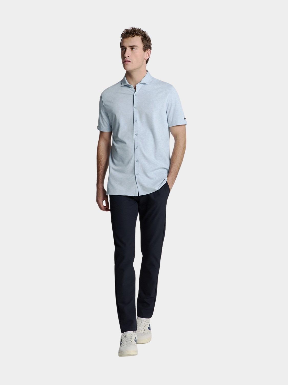 No Excess Casual hemd korte mouw Blauw  27420381/130