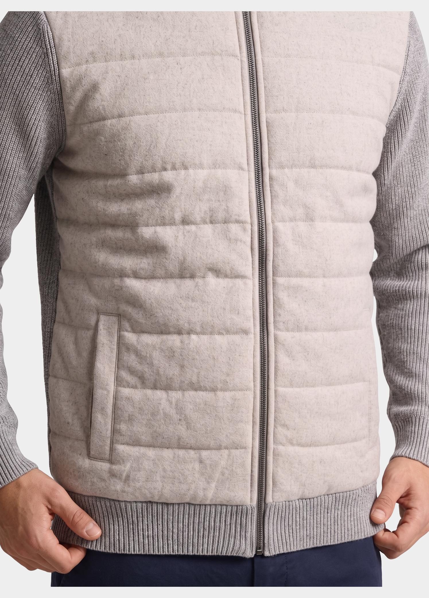 Casamoda Vest heren Beige Strickjacke Hybrid 126250030/663