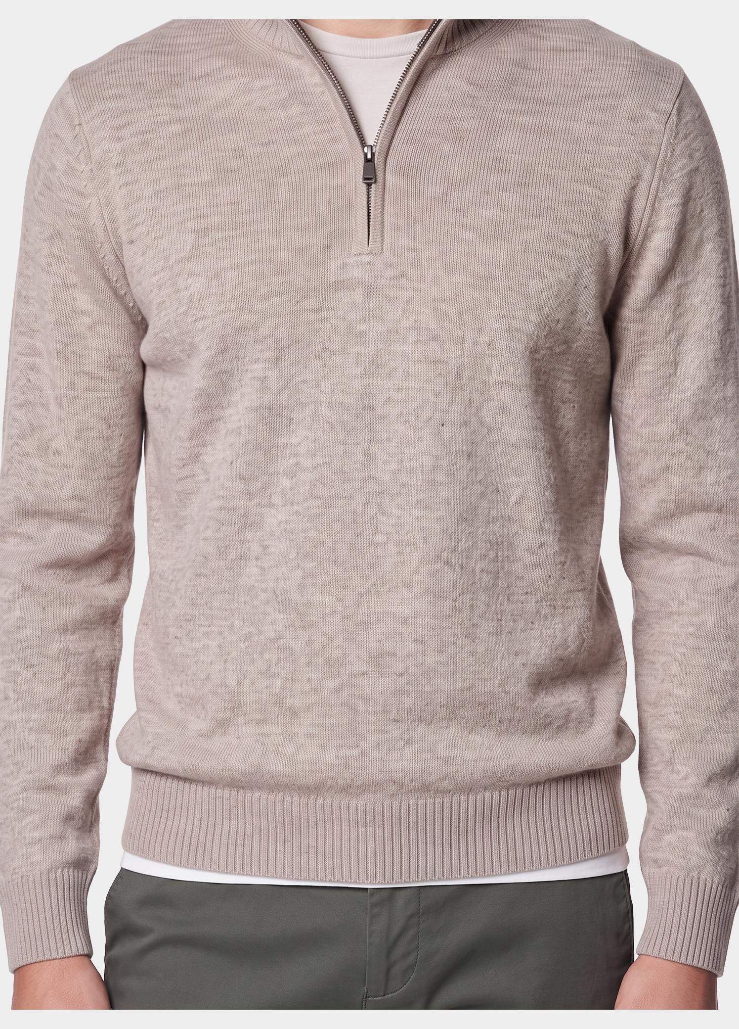 Bos Half Zip Beige  3042900/633