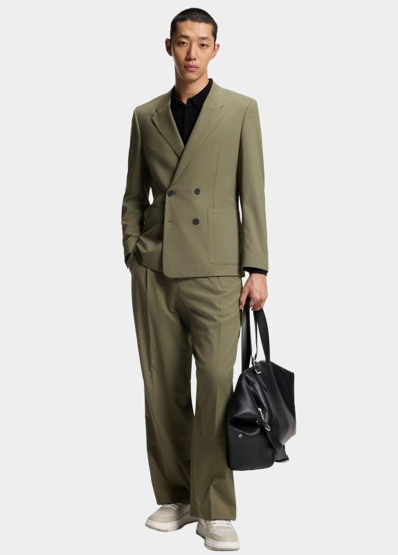 HUGO Red Polo lange mouw Zwart San Pippo-CV 10267573 01 50532050/001