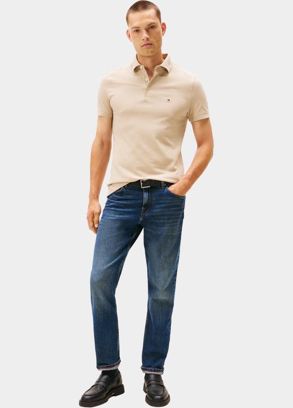 Tommy Hilfiger Polo korte mouw Bruin 1985 SLIM POLO MW0MW17771/RBT