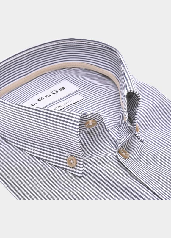 Ledub Business hemd korte mouw Blauw  0702026/190-620-000