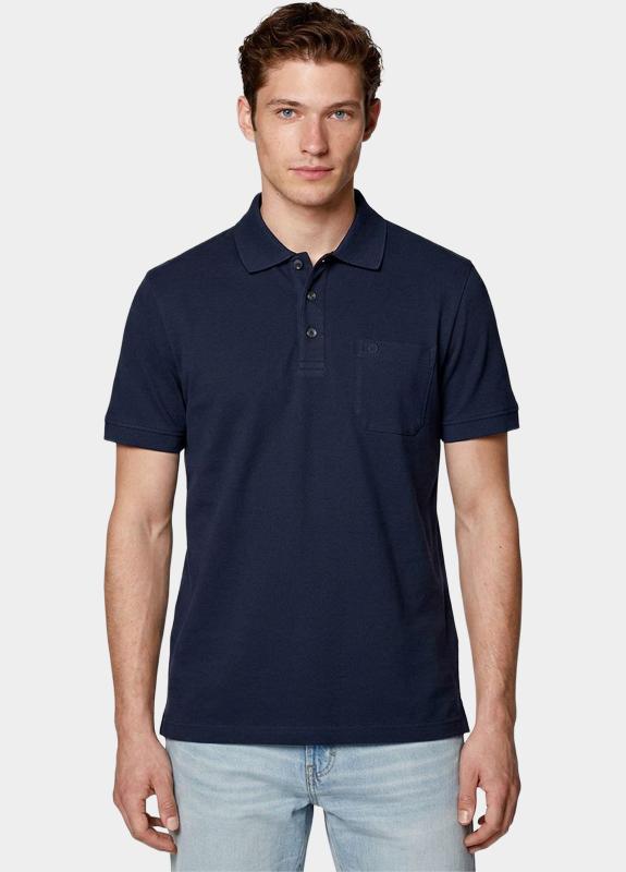 Bos Polo heren Blauw Easy Care 214008484/640 Blue Navy