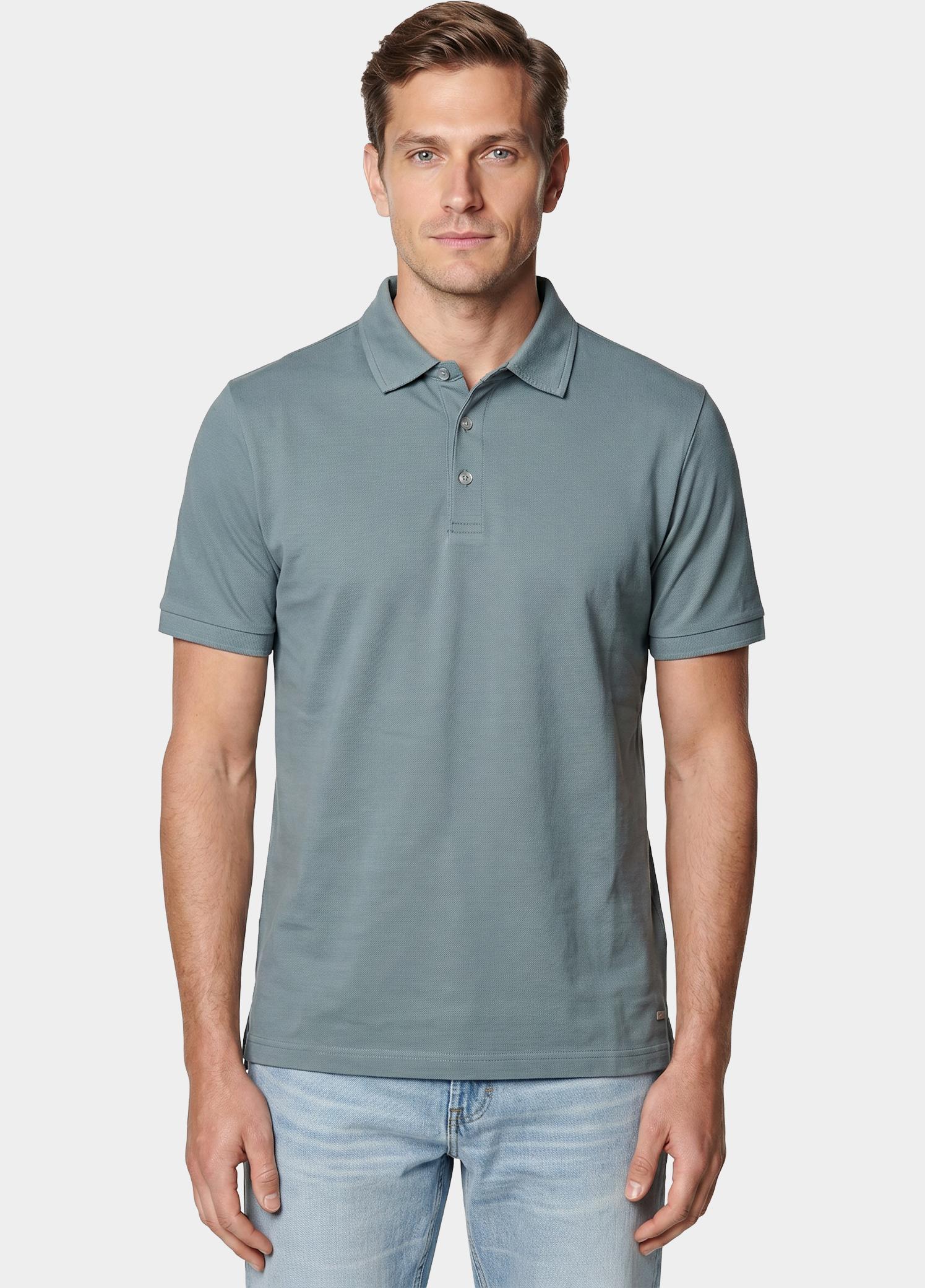 Born With Appetite Polo heren Grijs Arto Polo BWA25108AR22/942 steel