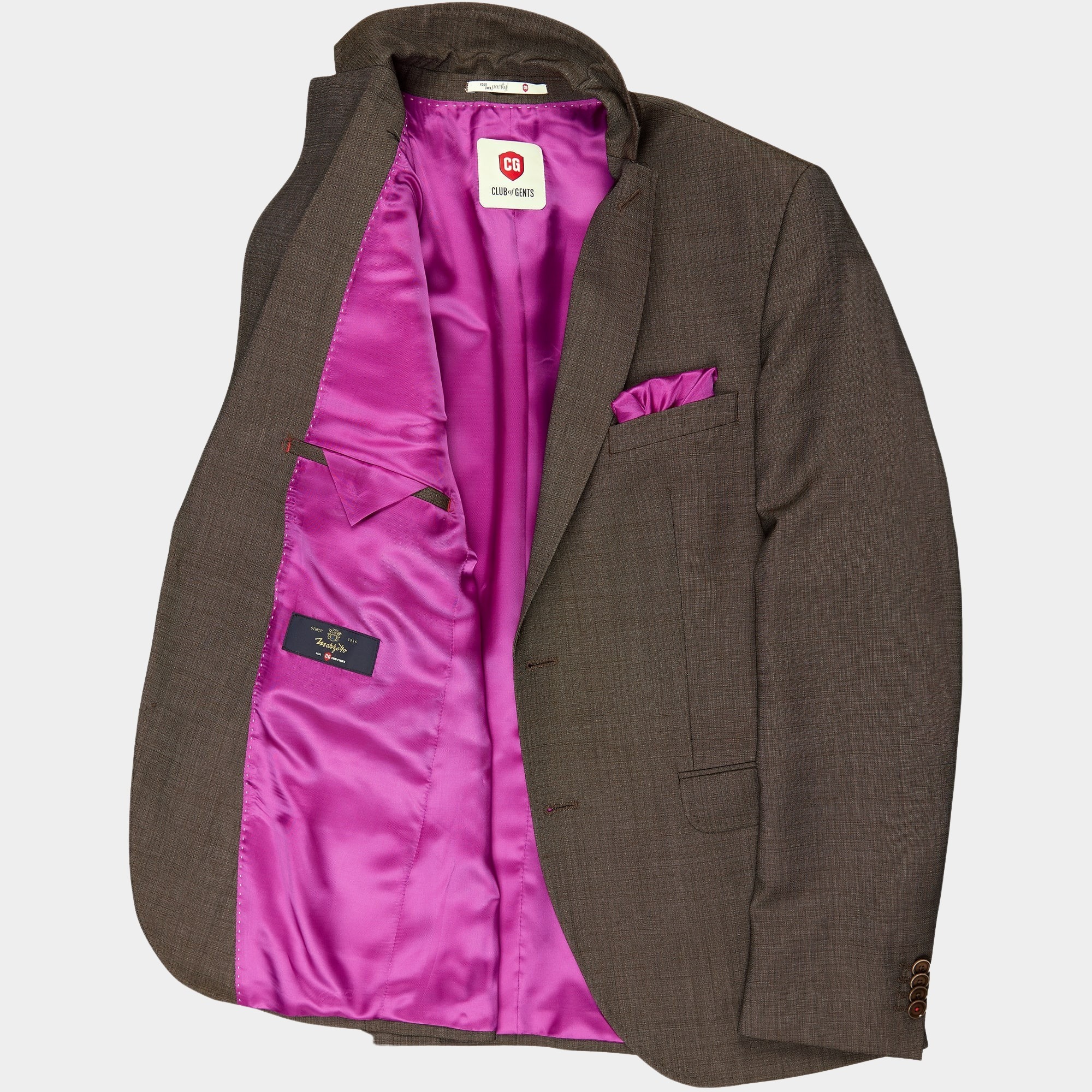 Club of Gents Colbert Mix & Match Bruin Sakko/Jacket CG Patrick SV 90-146N0 / 424002/72