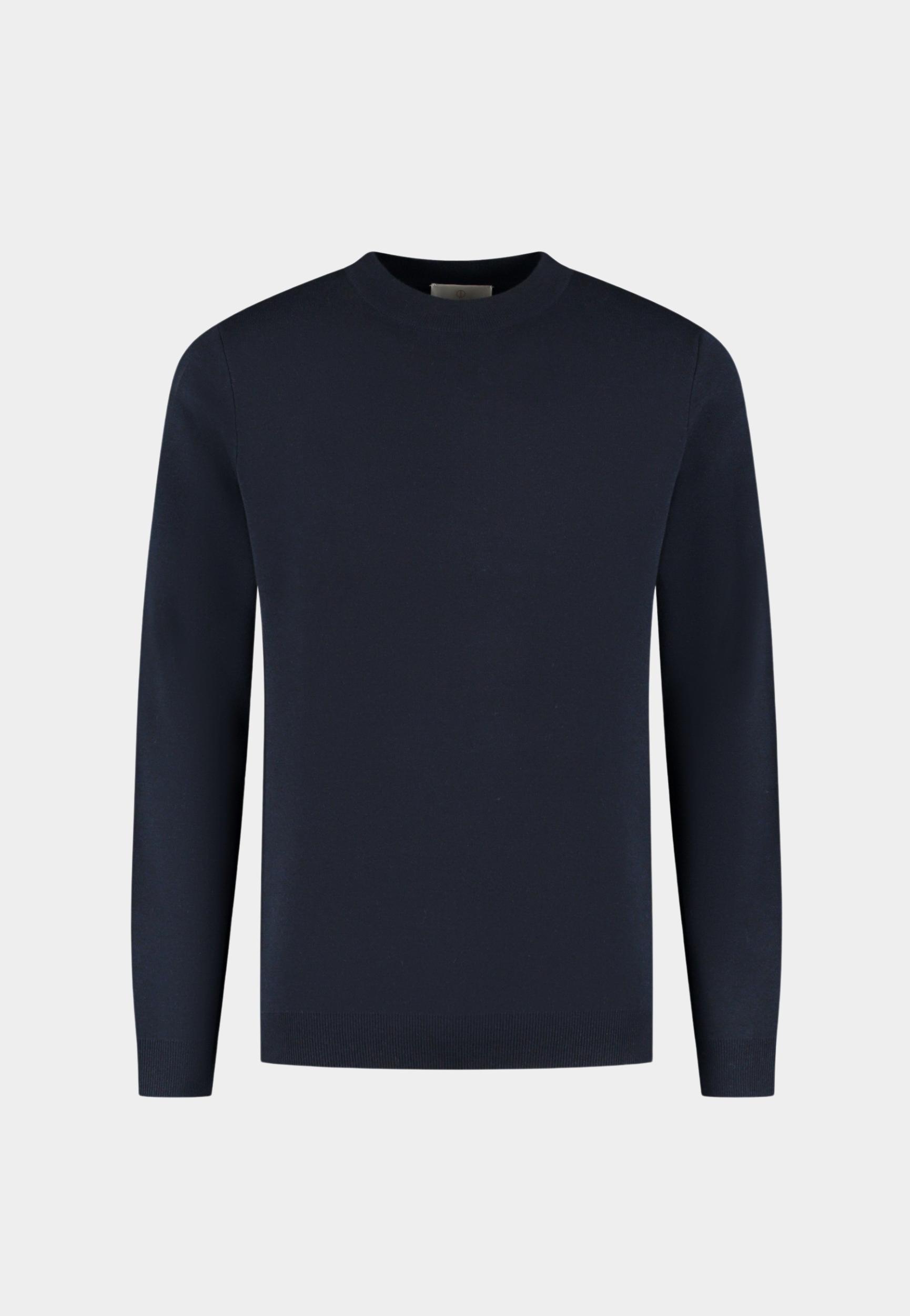 Dstrezzed Pullover Blauw Archer Mocknek 405940/649
