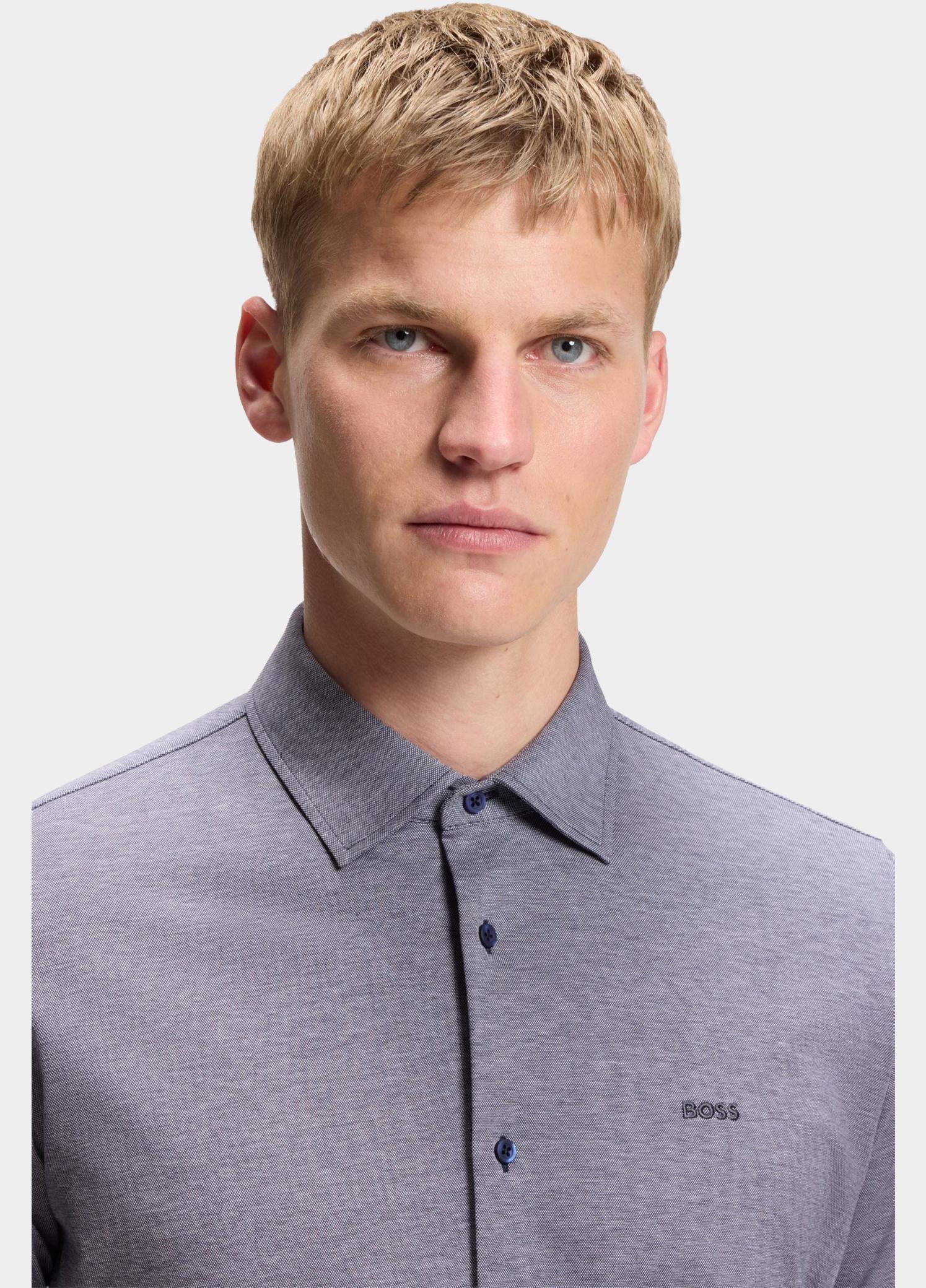 BOSS Orange Casual hemd lange mouw Blauw Mysoft_2_M 10260281 01 50519748/406