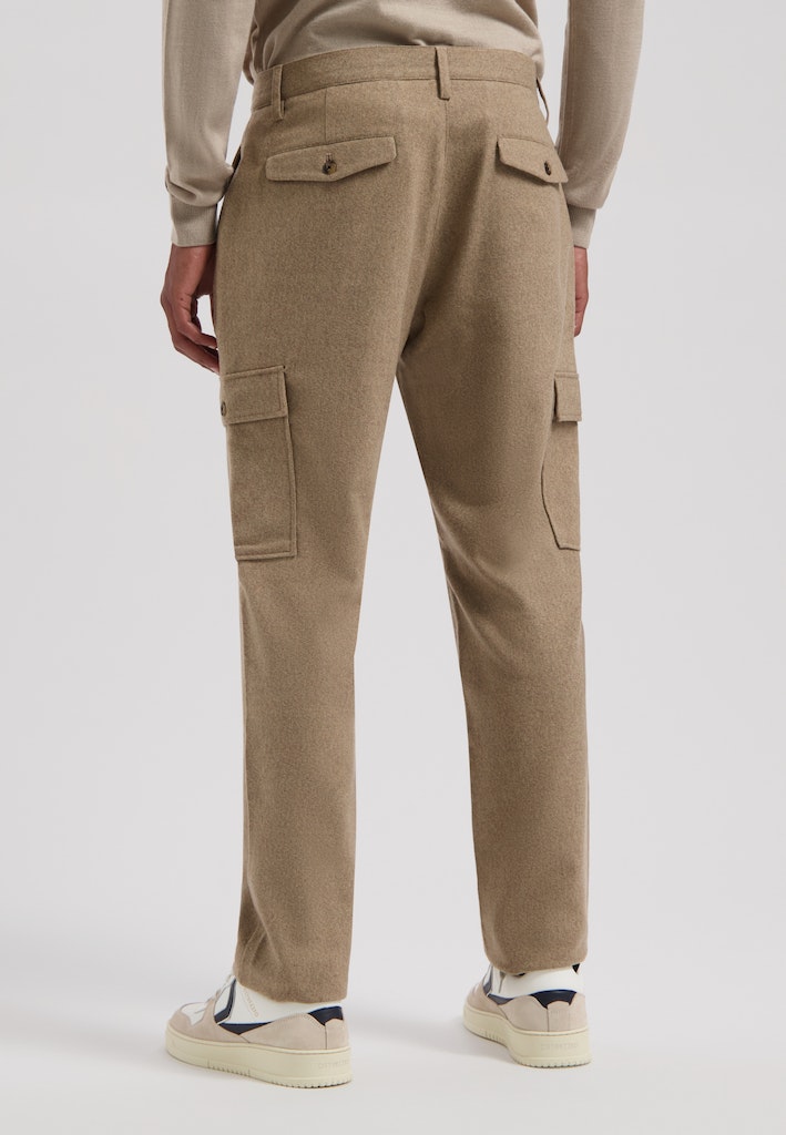 Dstrezzed Katoenen Broek Bruin DS_Marlon Wool Combat 501778/260