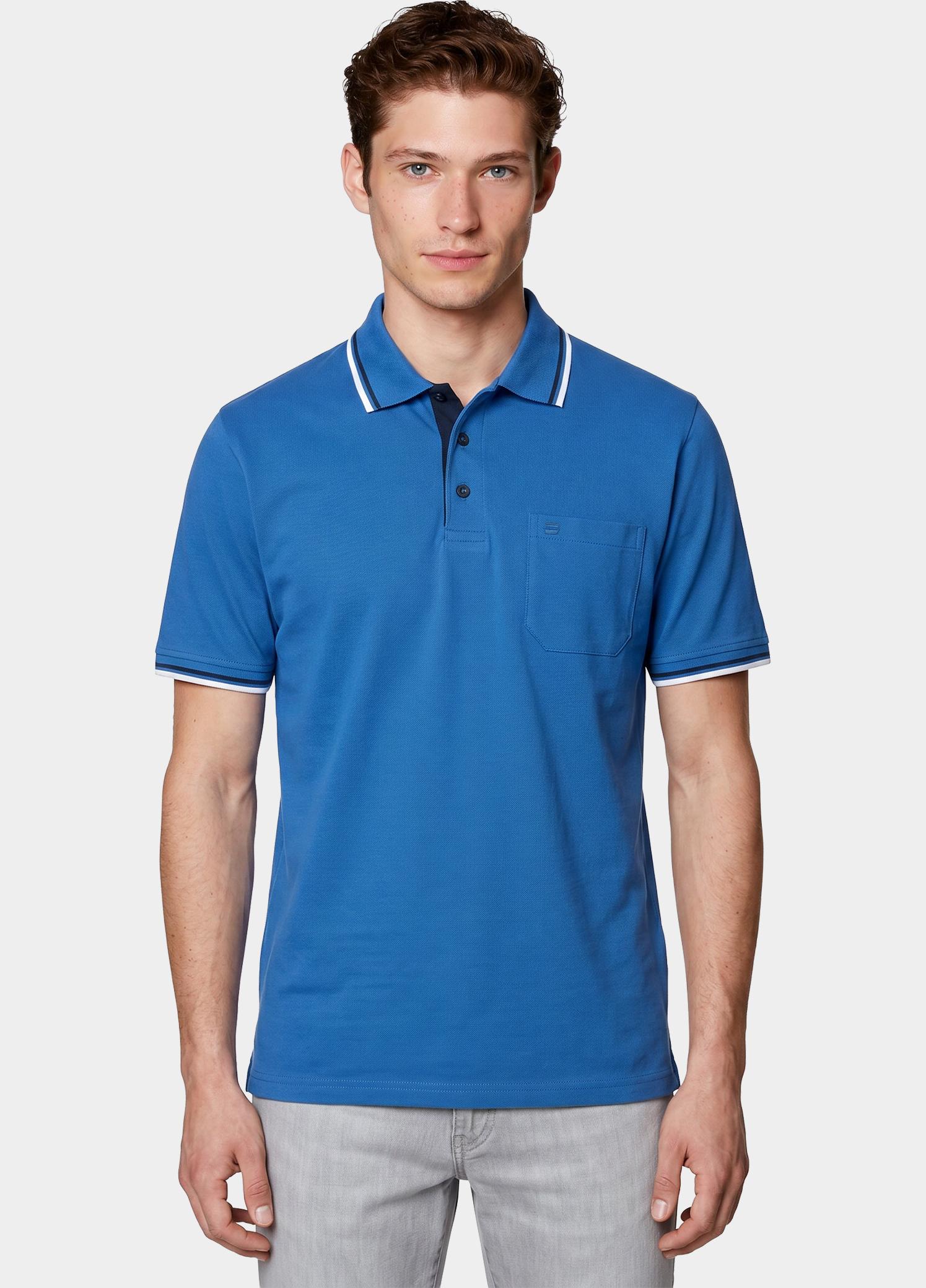 Redmond Polo heren Blauw Polo Shirt Jersey 251470900/18