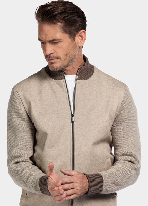 Baileys Vest Wit Cardigan Zip  front soft flan 522093/815