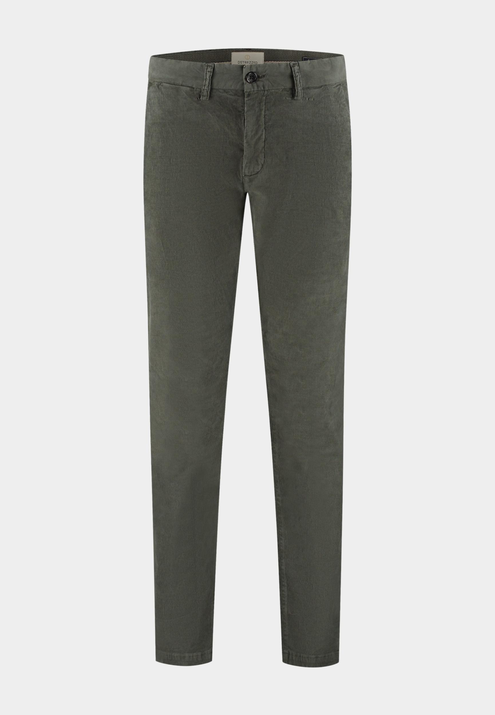 Dstrezzed Ribbroek Groen DS_Lancaster Ribcord Chino 501852-AW25/524