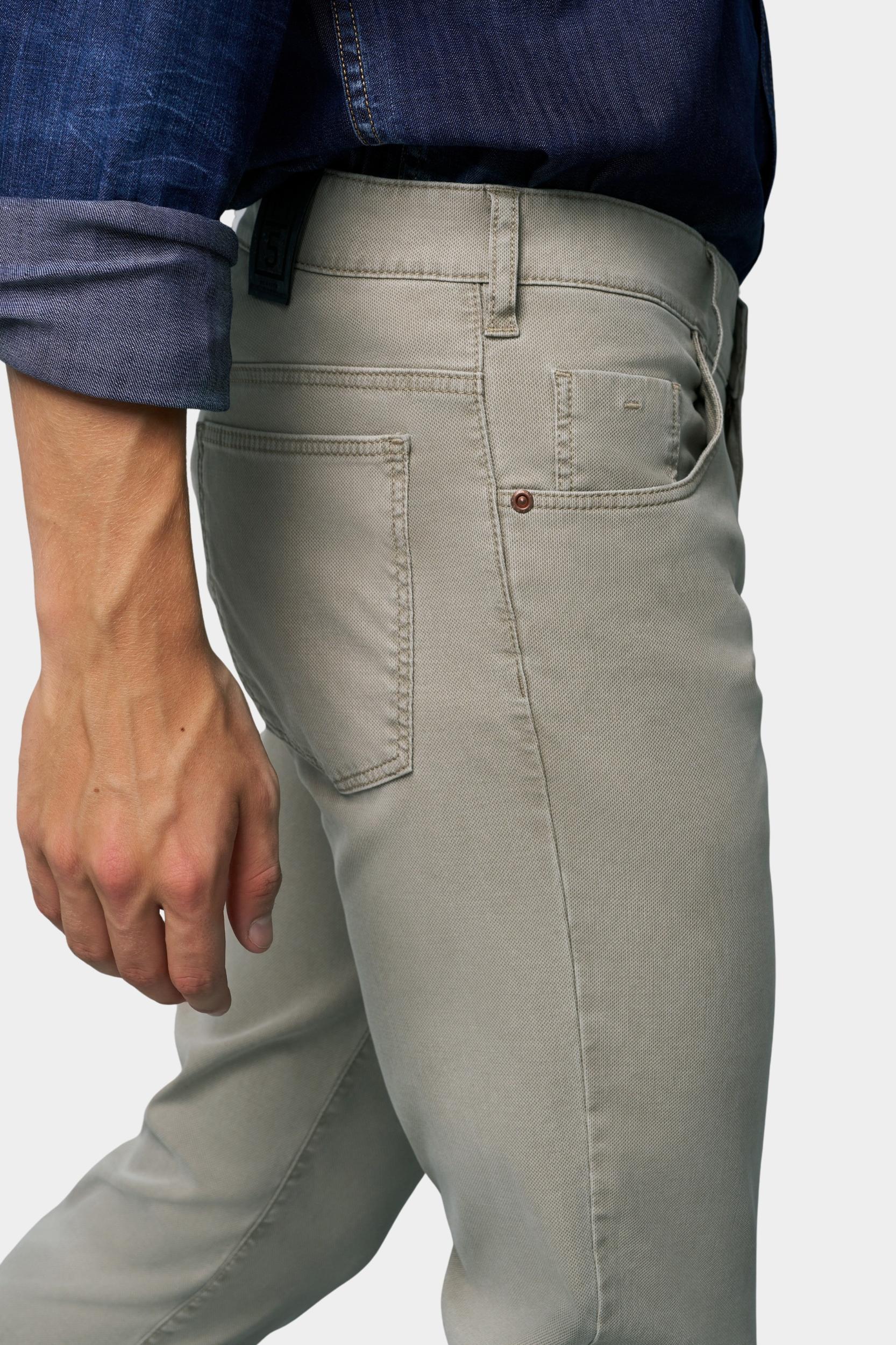 Meyer Katoenen Broek Grijs SLIM Art.9-6186 3619618600/33