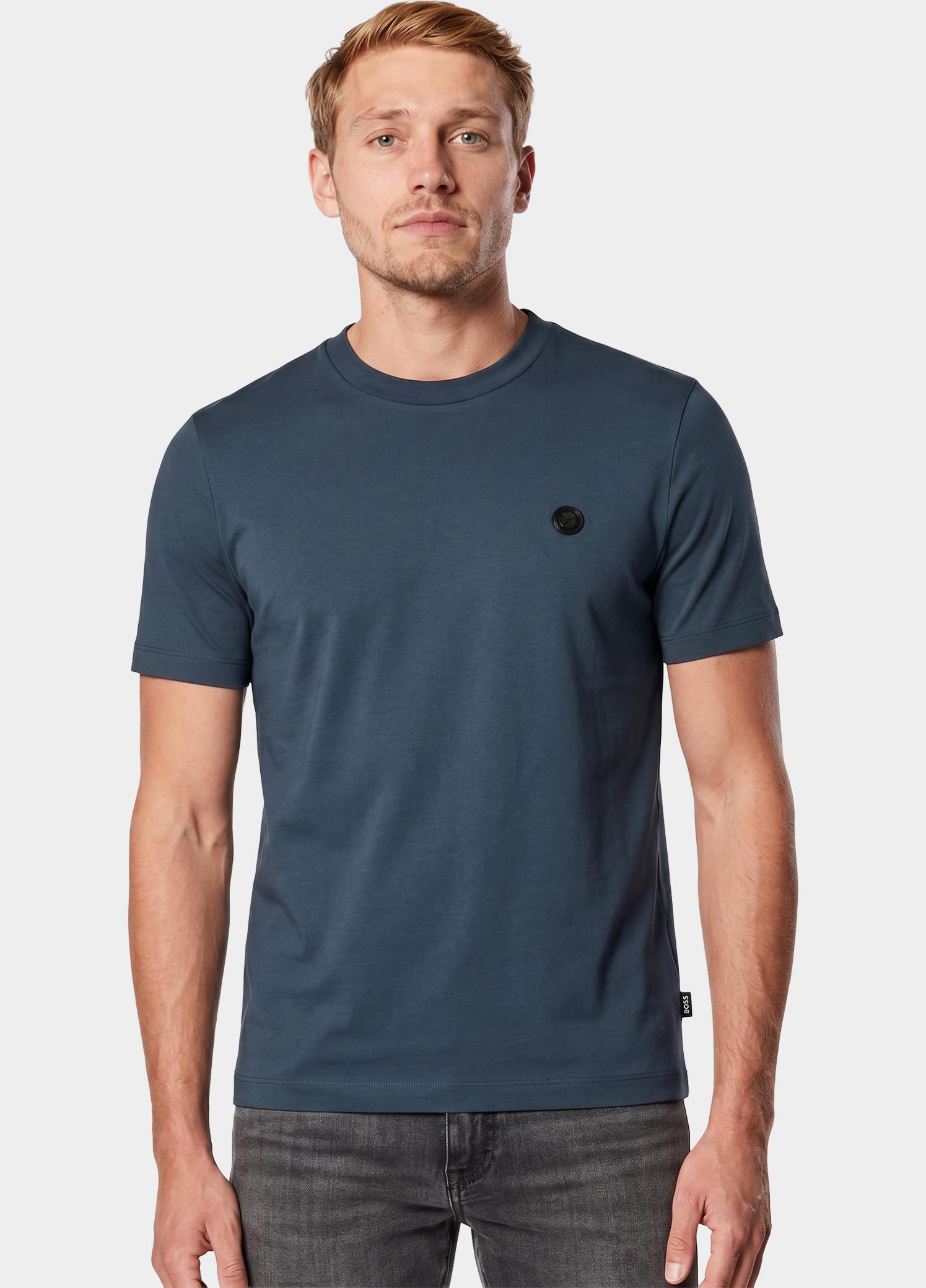 BOSS Black T-shirt heren Blauw C-Taut 01 10263030 02 50555844/468