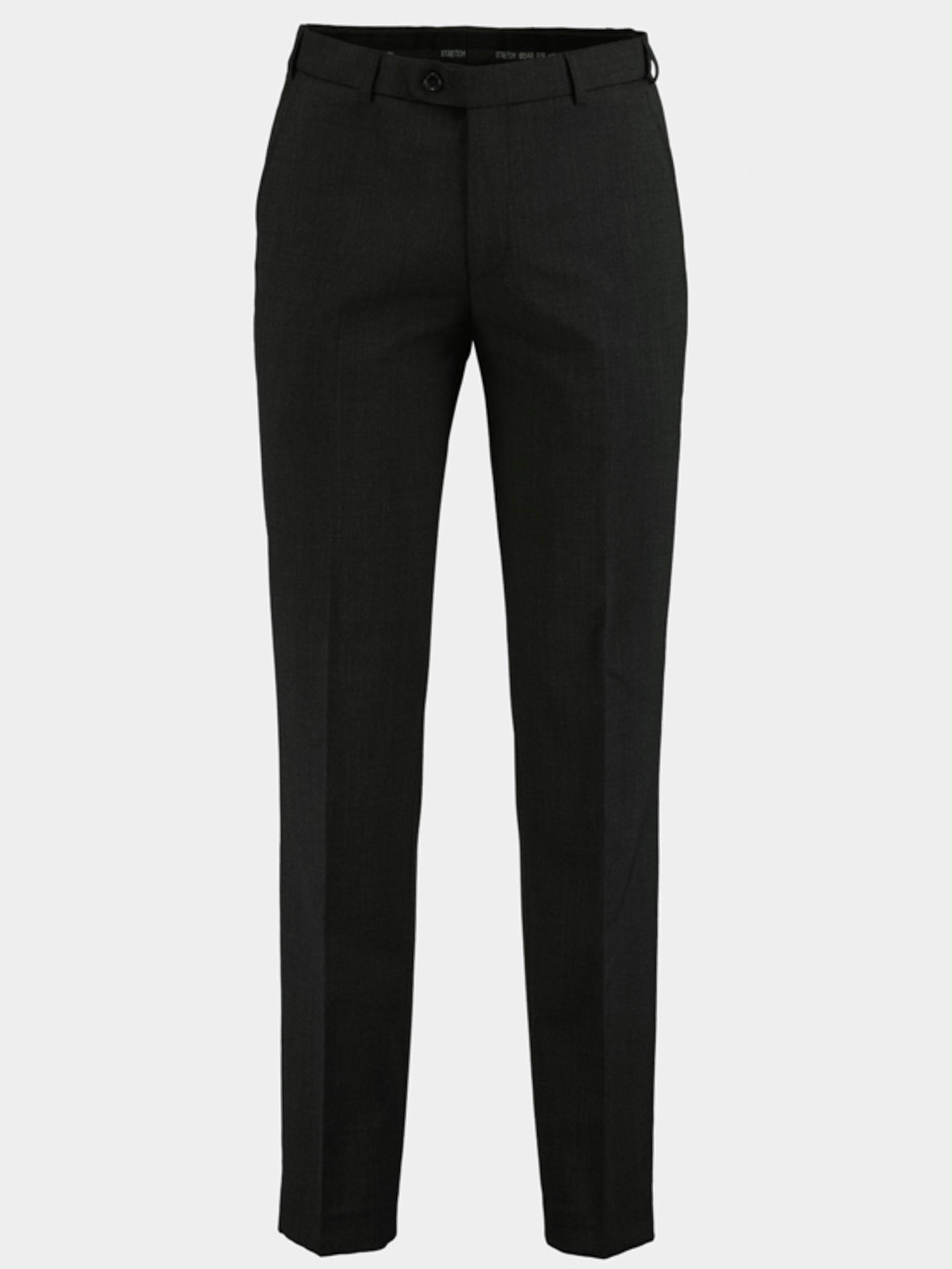 Bos Wollen Pantalon Grijs Wolmix pantalon antraciet 09.A.110/5611