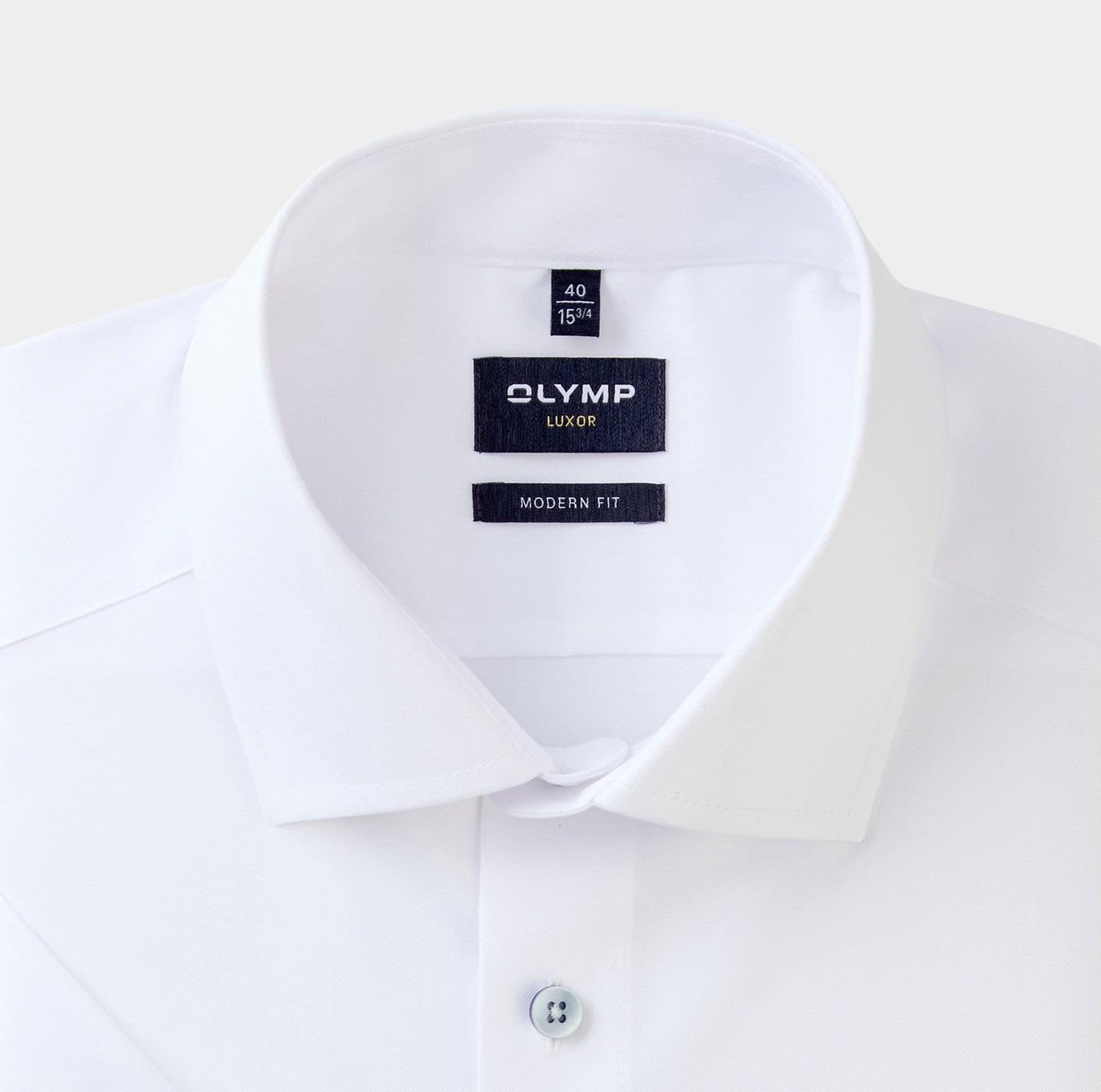 Olymp Business hemd korte mouw Wit Luxor 124172/00