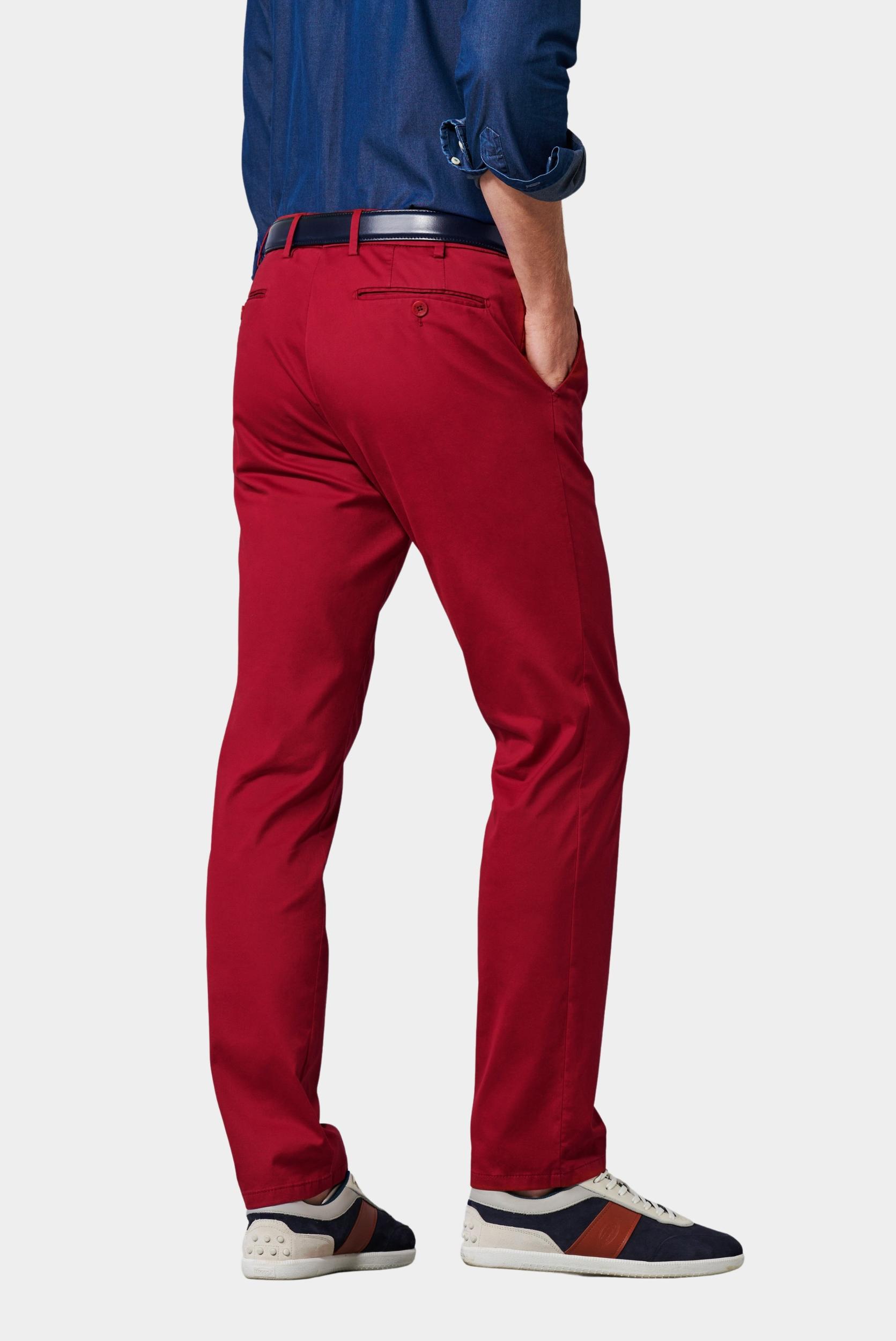 Meyer Katoenen Broek Rood BONN Art.1-8096 1021809600/55