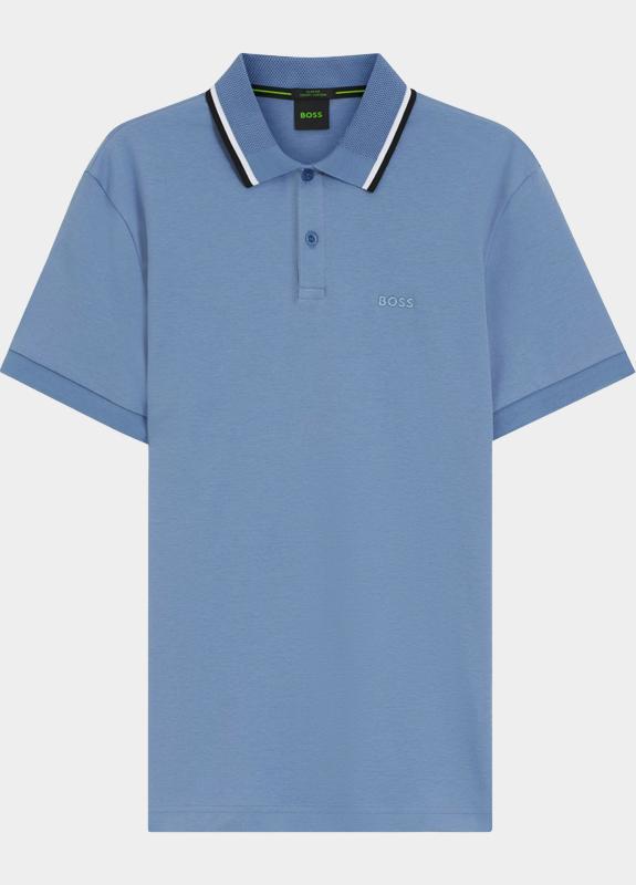 BOSS Green Polo korte mouw Blauw PL_Join Paddy 10279643 01 50562481/459