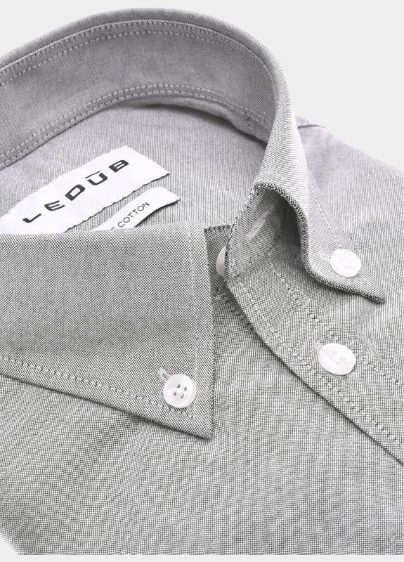 Ledub Business hemd lange mouw Zwart  0702116/290-000-000