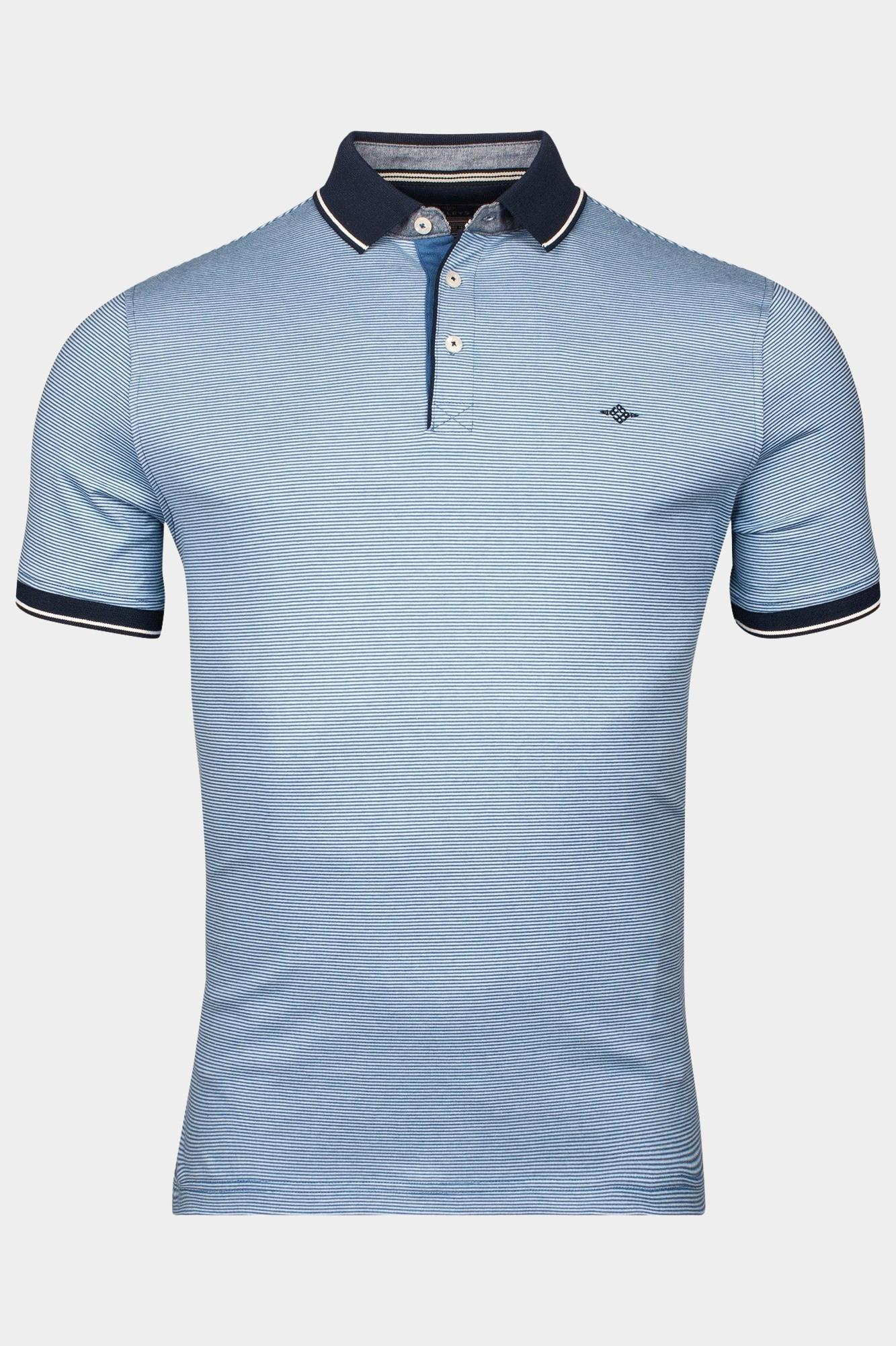 Baileys Polo korte mouw Blauw Poloshirt Jersey, yd stripes 515243/65