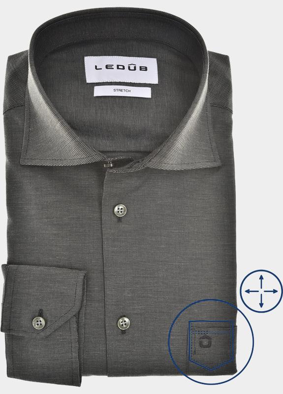 Ledub Business hemd lange mouw Groen  0143084/560-000-000