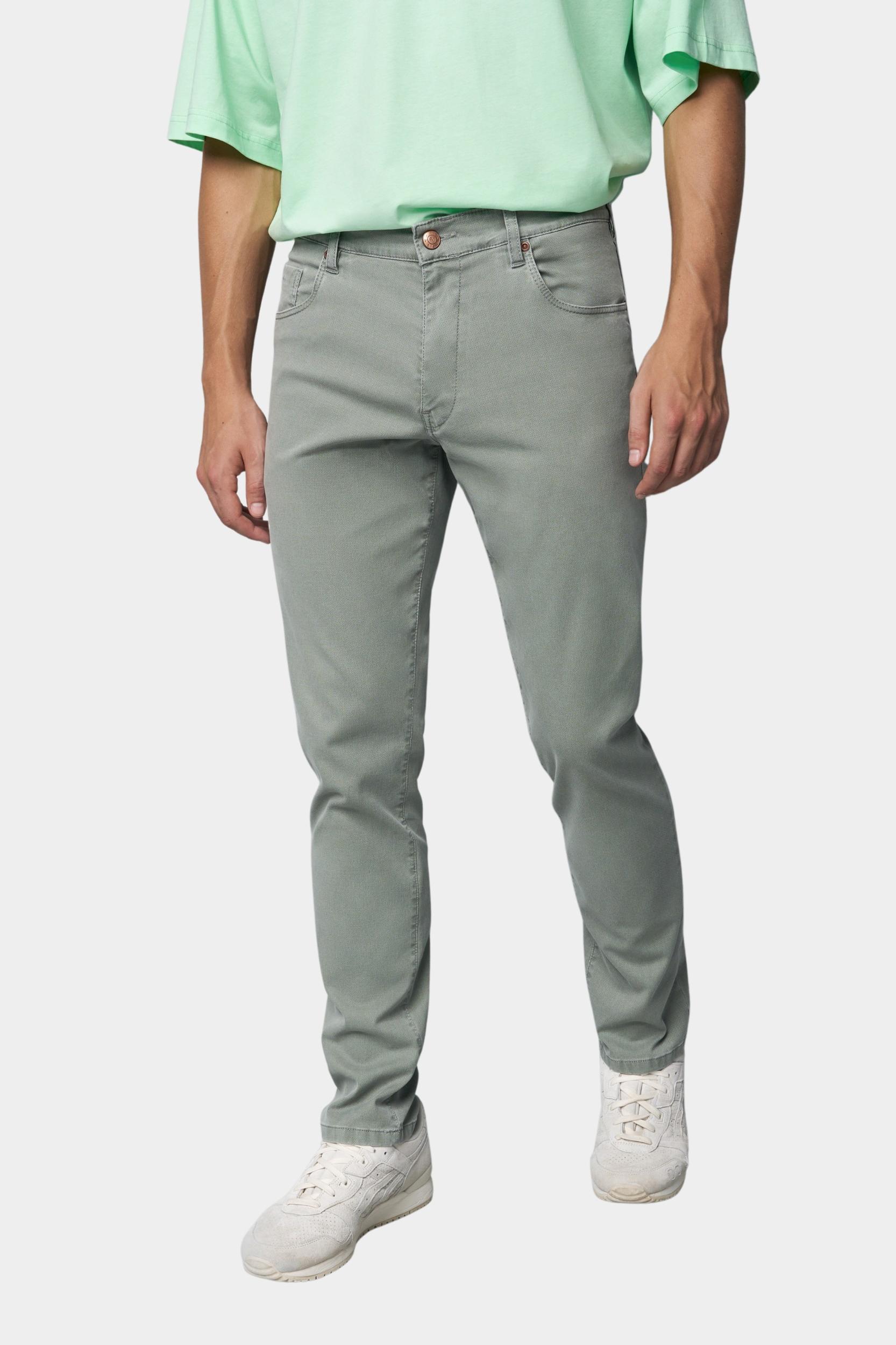 Meyer Katoenen Broek Groen SLIM Art.9-6186 3619618600/24