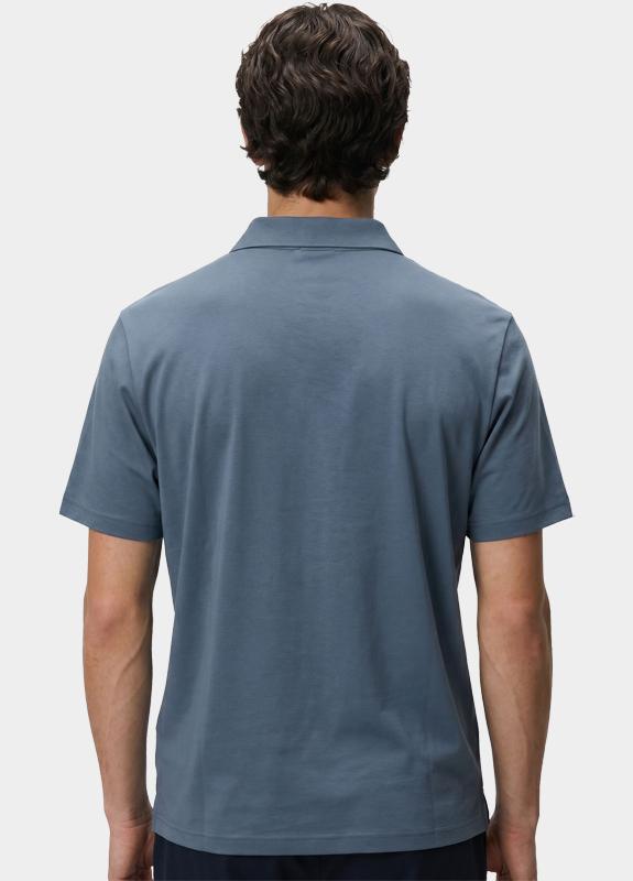 Bos Polo korte mouw Blauw Riva kraag 5912.426/261