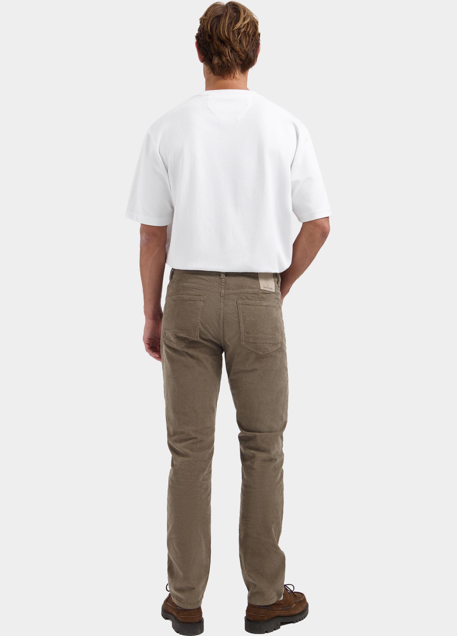 Dstrezzed Katoenen 5-Pocket Grijs Marlon 5 pocket Ribcord 502044/836