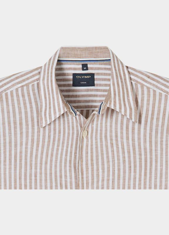 Olymp Overhemd heren Bruin Casual 405014/28
