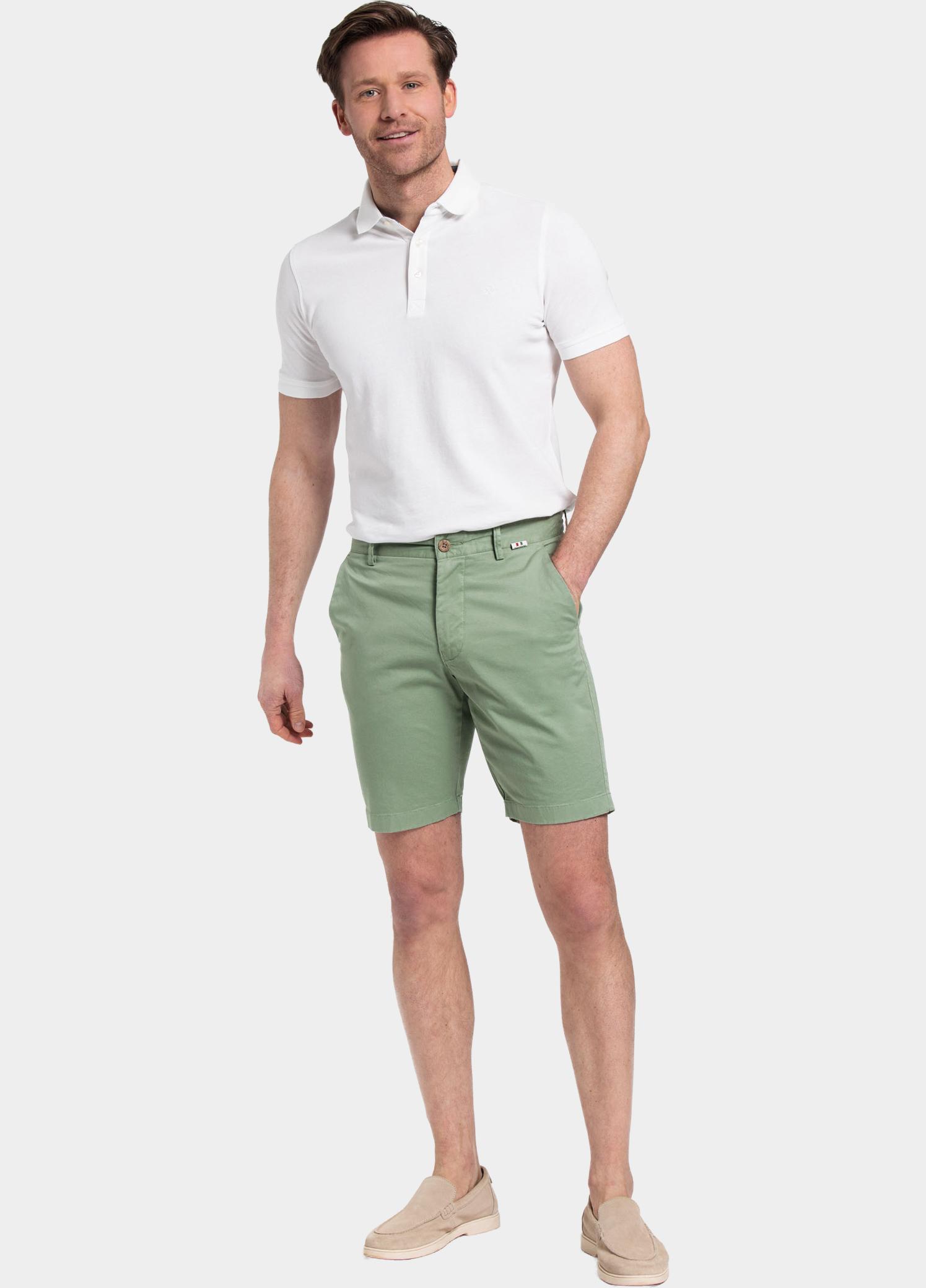 Giordano Korte Broek heren Groen Stockholm Short Garment Dyed 411115/73