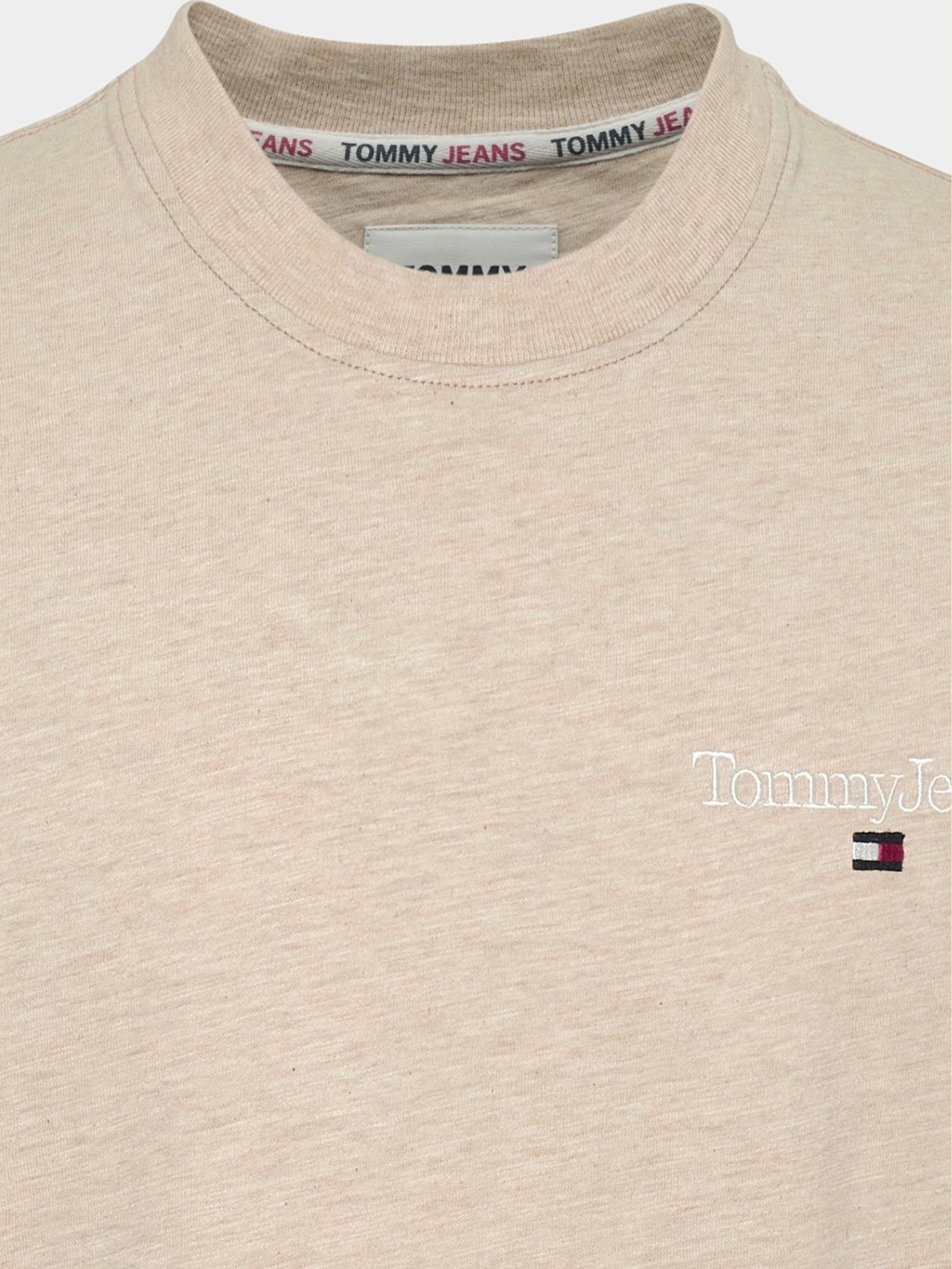 Tommy Jeans T-shirt korte mouw Beige TJM Re heathered sl DM0DM16322/ACI