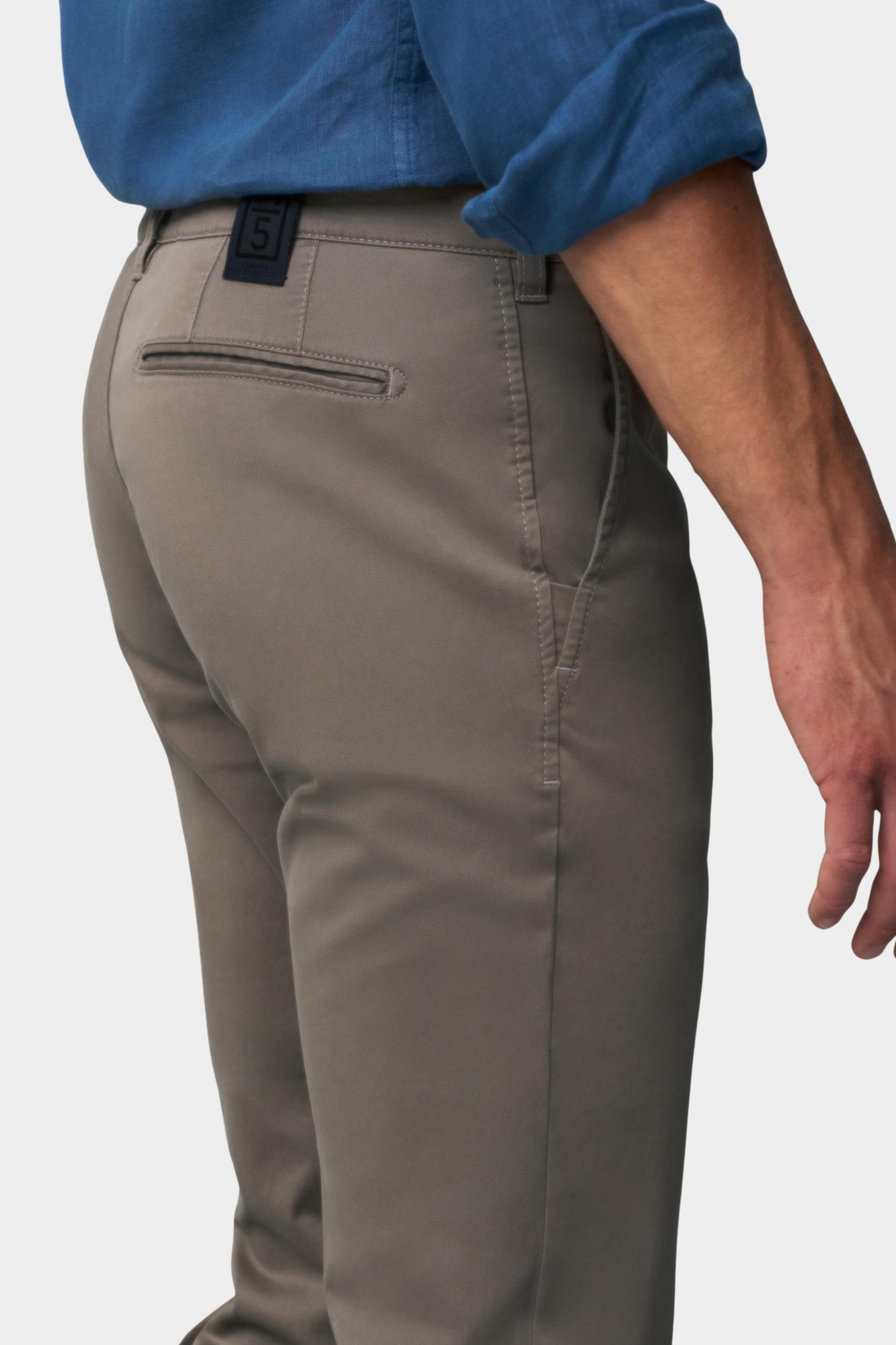 Meyer Katoenen Broek Bruin CHINO Art.1-6181 3641618100/35