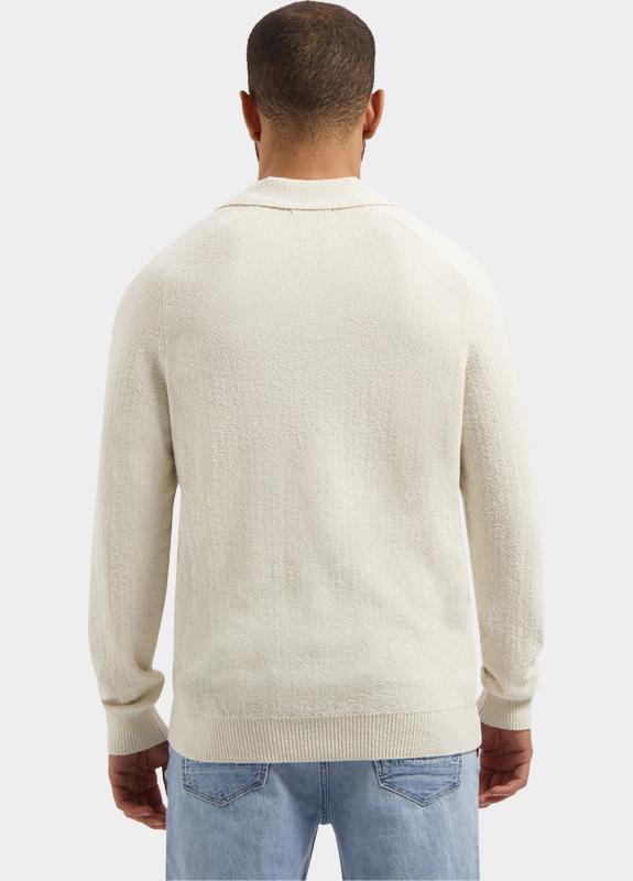 Dstrezzed Polo lange mouwen heren Beige DS_Luke Polo 406006/107