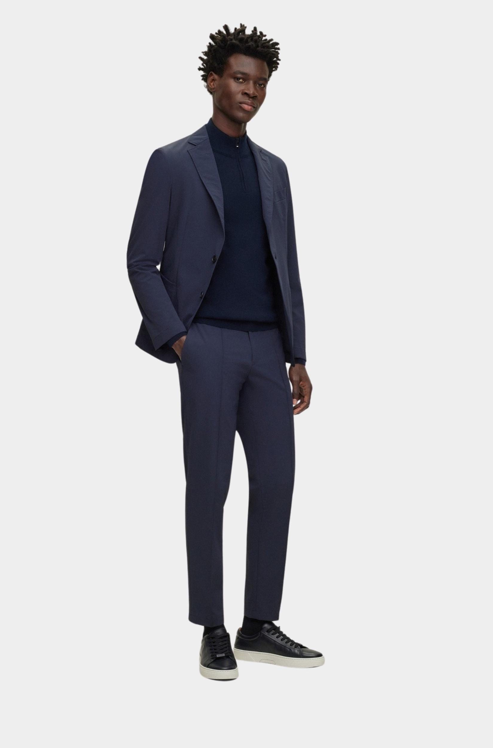 BOSS Black Pullover Blauw Marlo 10252995 01 50500782/404