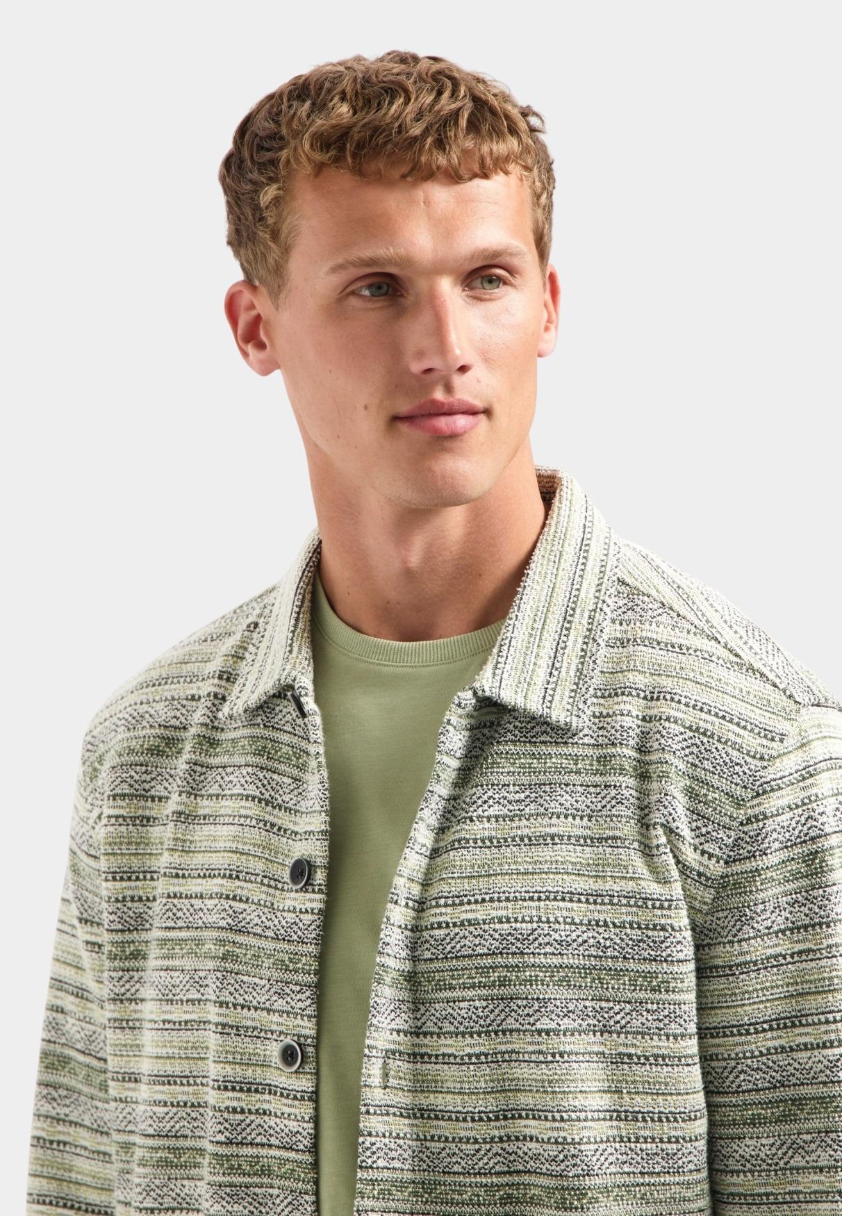 No Excess Casual hemd lange mouw Groen  29400883/052