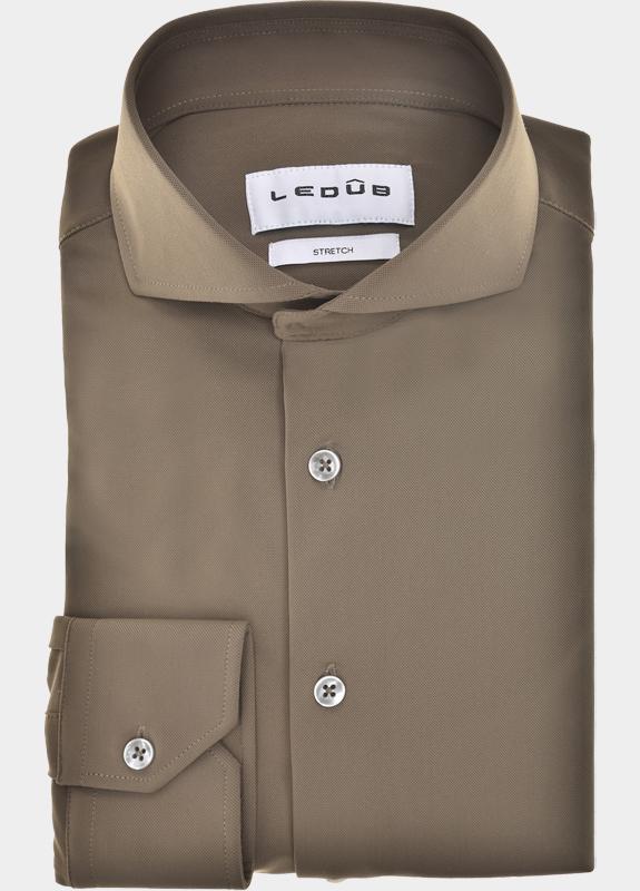 Ledub Business hemd lange mouw Groen  0143470/570-000-000