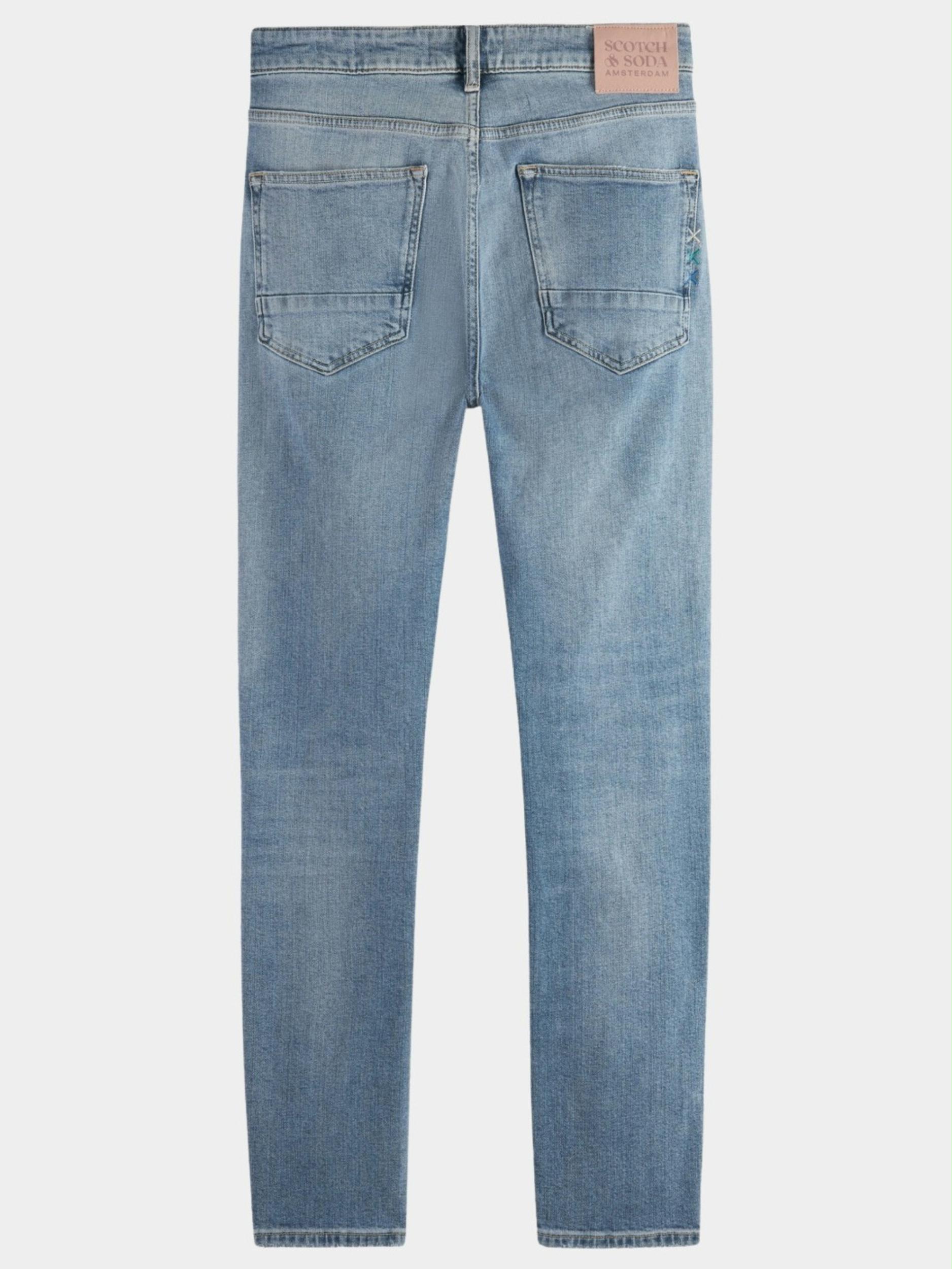 Scotch & Soda 5-Pocket Jeans Blauw Skim skinny jeans 172153/5767