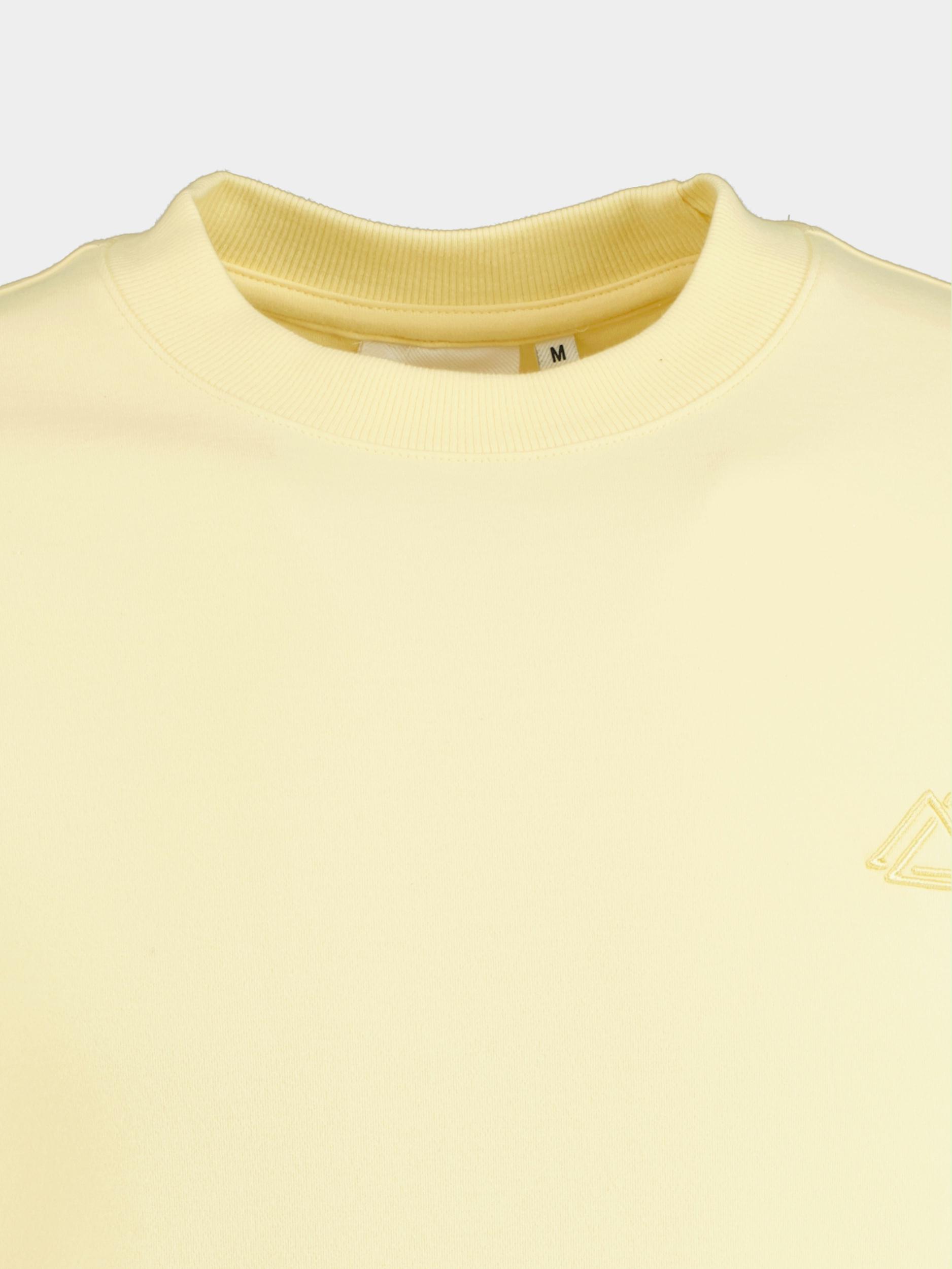 Supply & Co. T-shirt korte mouw Geel Will Sweat Short Sleeve 22112WI05/410 soft yellow