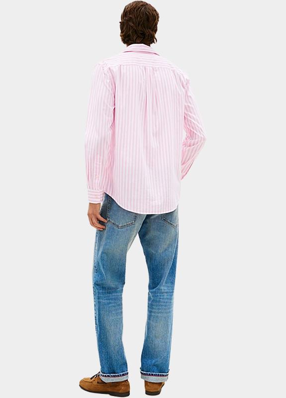 Tommy Hilfiger Casual hemd lange mouw Roze FLEX POPLIN CLASSIC STP RF SH MW0MW42440/0D1