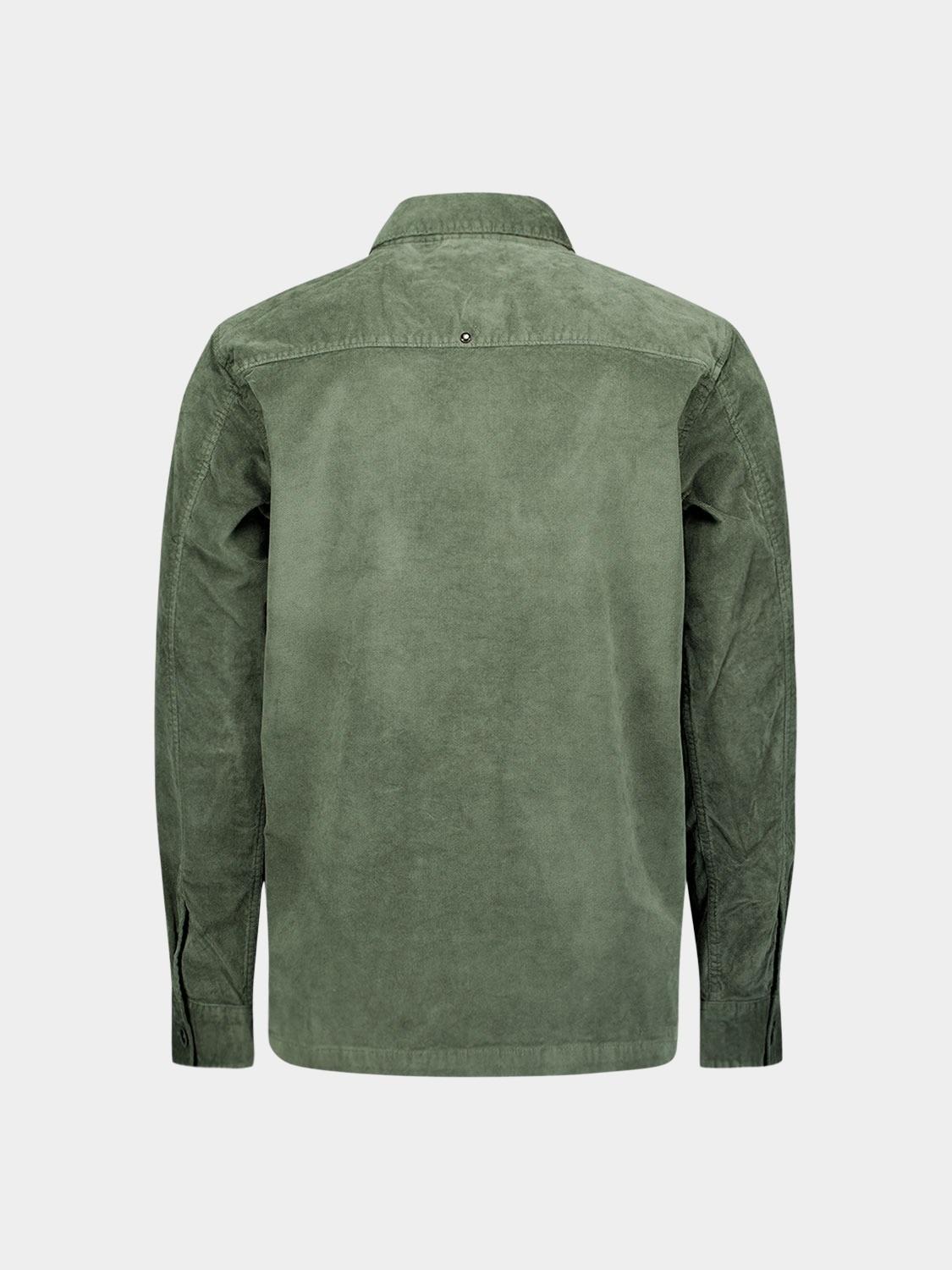 No Excess Overshirt Groen Overshirt Buttons Twill 29530842/052