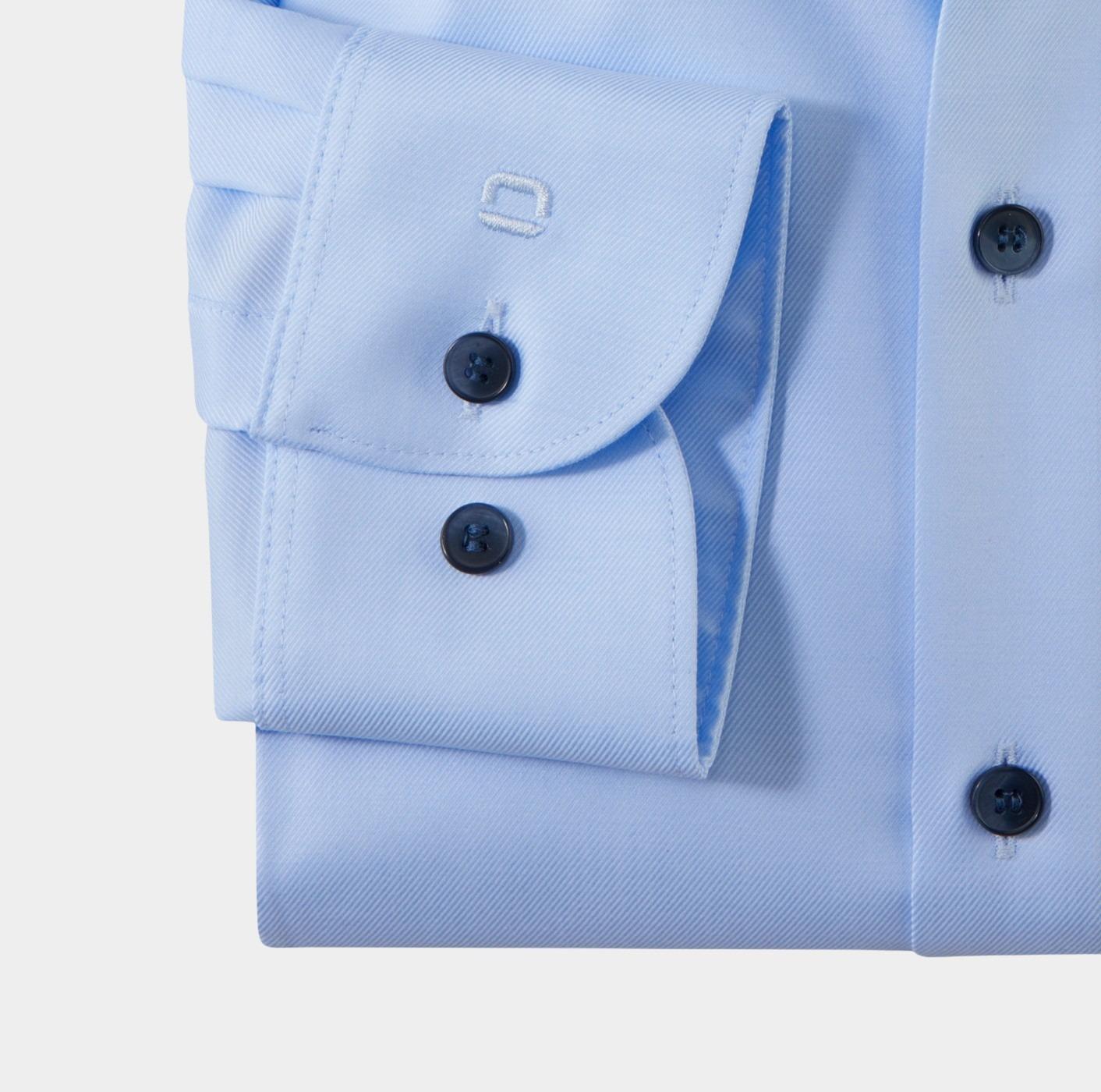 Olymp Business hemd lange mouw Blauw 0730/64 Hemden 073064/12