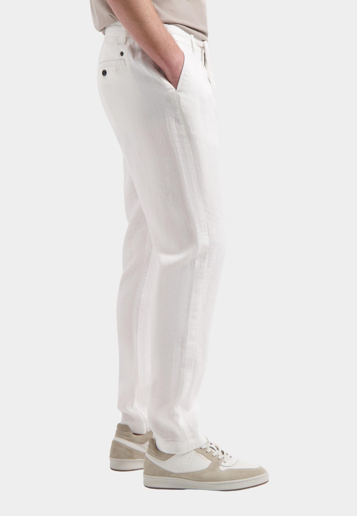 Dstrezzed Linnen Broek Wit DS_James Beach Pants 501822S/100