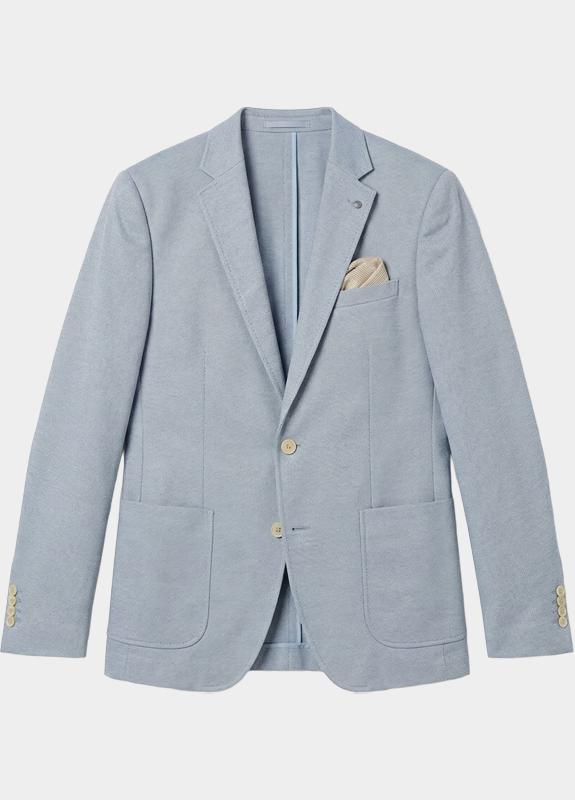 Bos Colbert Blauw Luka Jacket Drop 7,5 261037LU06BO/4006