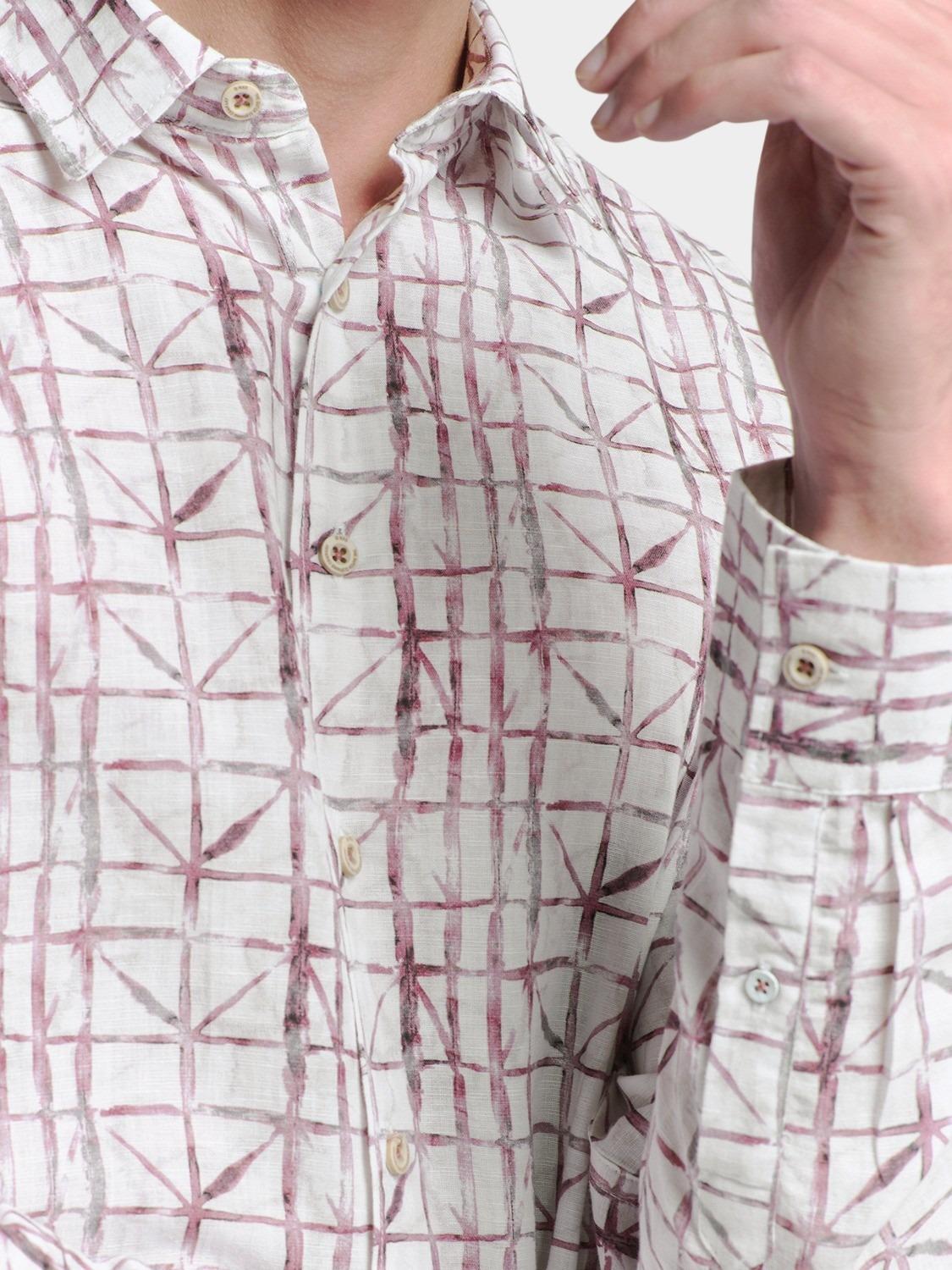 No Excess Casual hemd lange mouw Roze  27430206/146