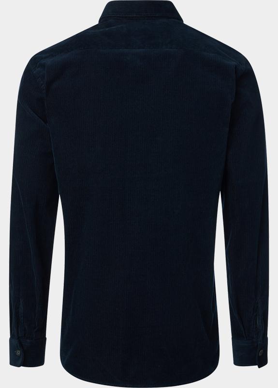 Casamoda Casual hemd korte mouw Blauw Kent Casual Fit 454482600/100