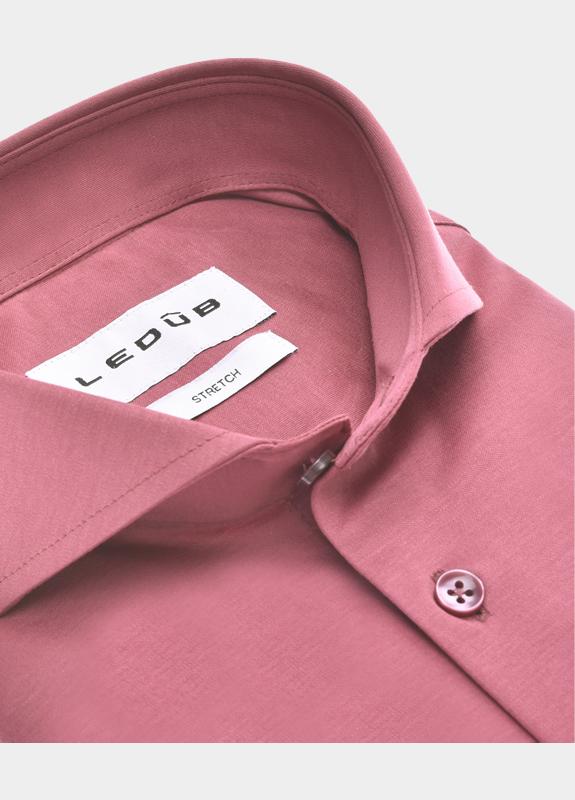 Ledub Business hemd lange mouw Rood  0143455/460-000-000