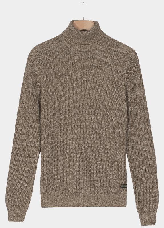 Baileys Coltrui Bruin High Neck Pullover Mouline Ri 528529/875