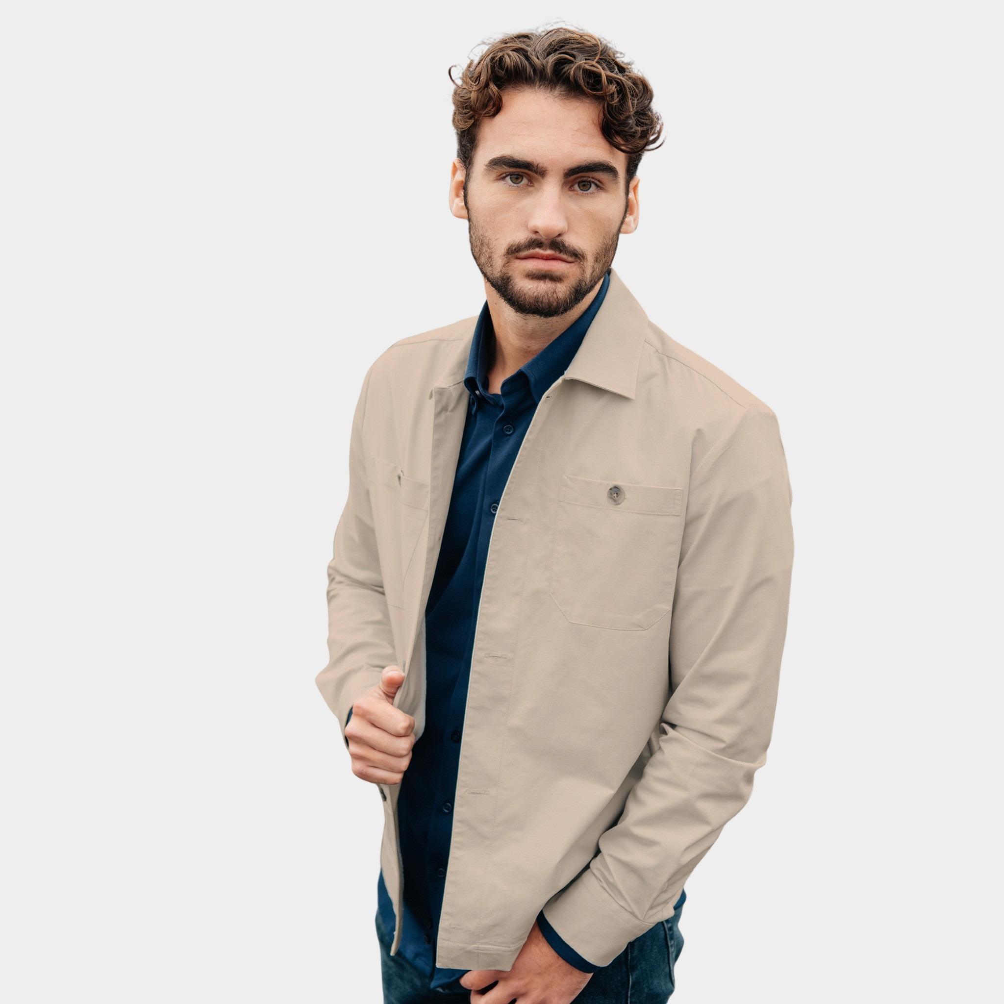 Ledub Overshirt Beige O5 0315508/620-620-620