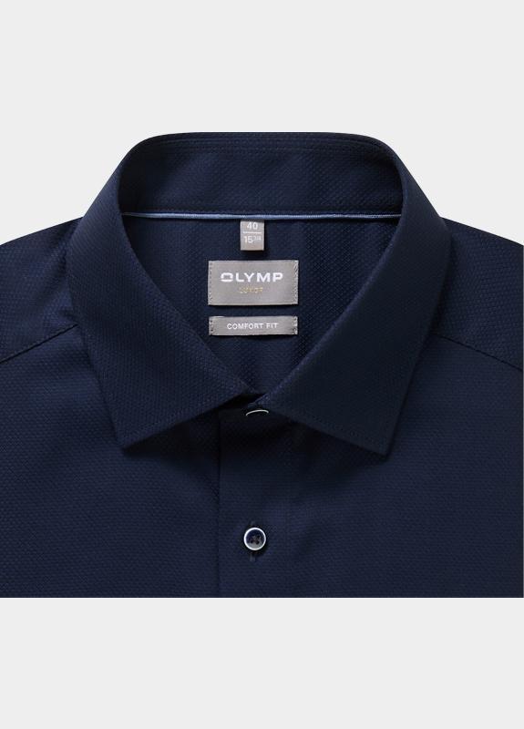 Olymp Zakelijk overhemd heren Blauw Luxor 100584/14