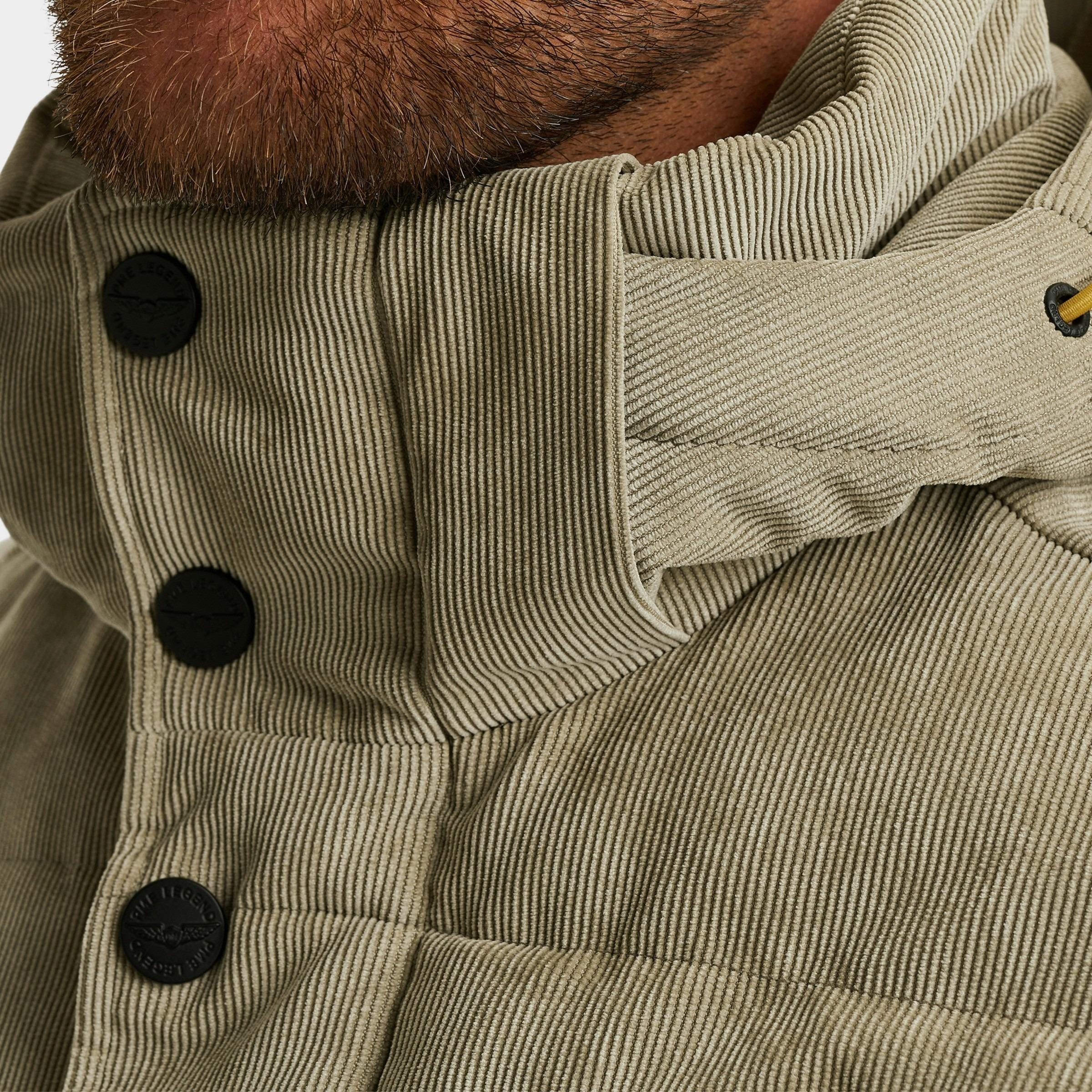 PME Legend Winterjack Beige Semi long jacket GOBBLER Clea PJA2508104/8011