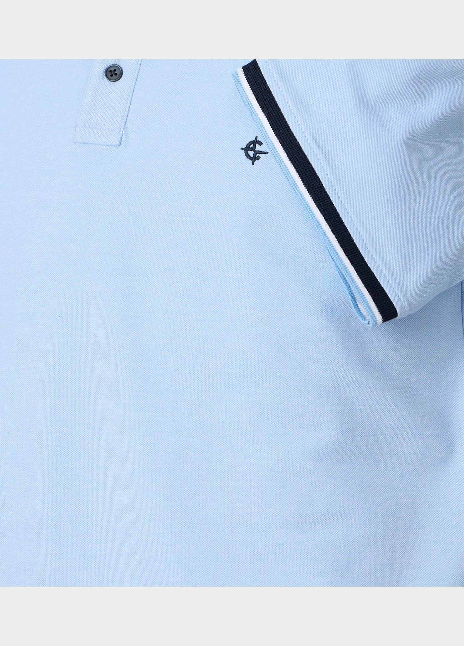Casamoda Polo korte mouw Blauw Polo 2-tone PQ 126320101/102